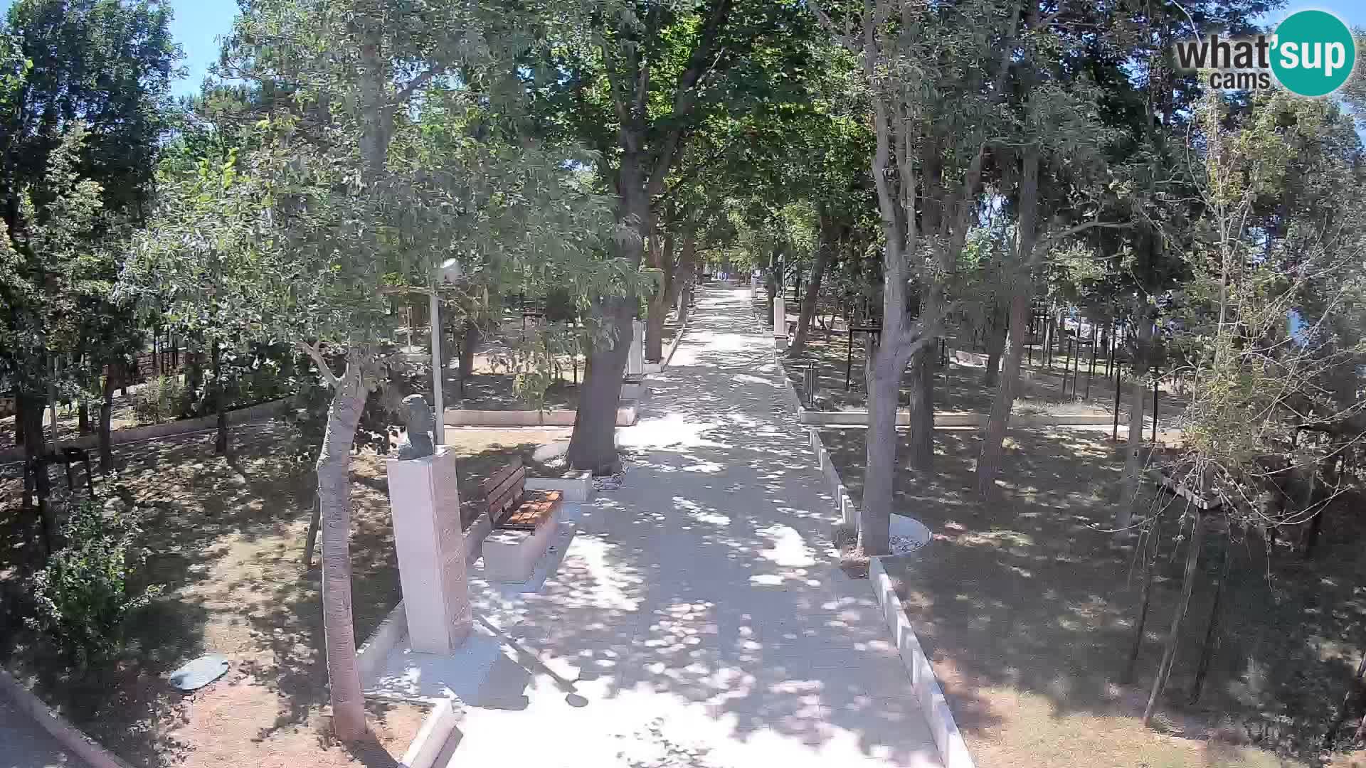 Writers’ Park Webcam Senj – Live by the Sea