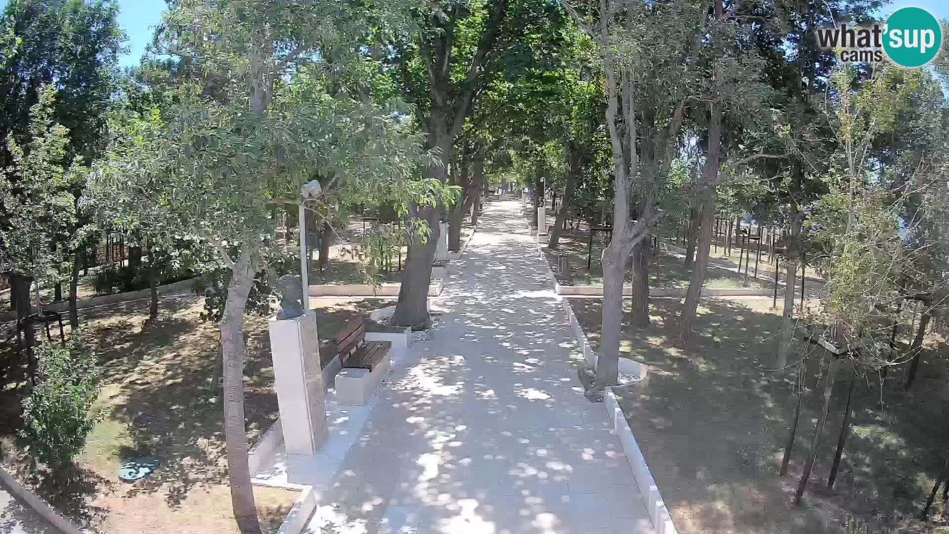 Writers’ Park Webcam Senj – Live by the Sea