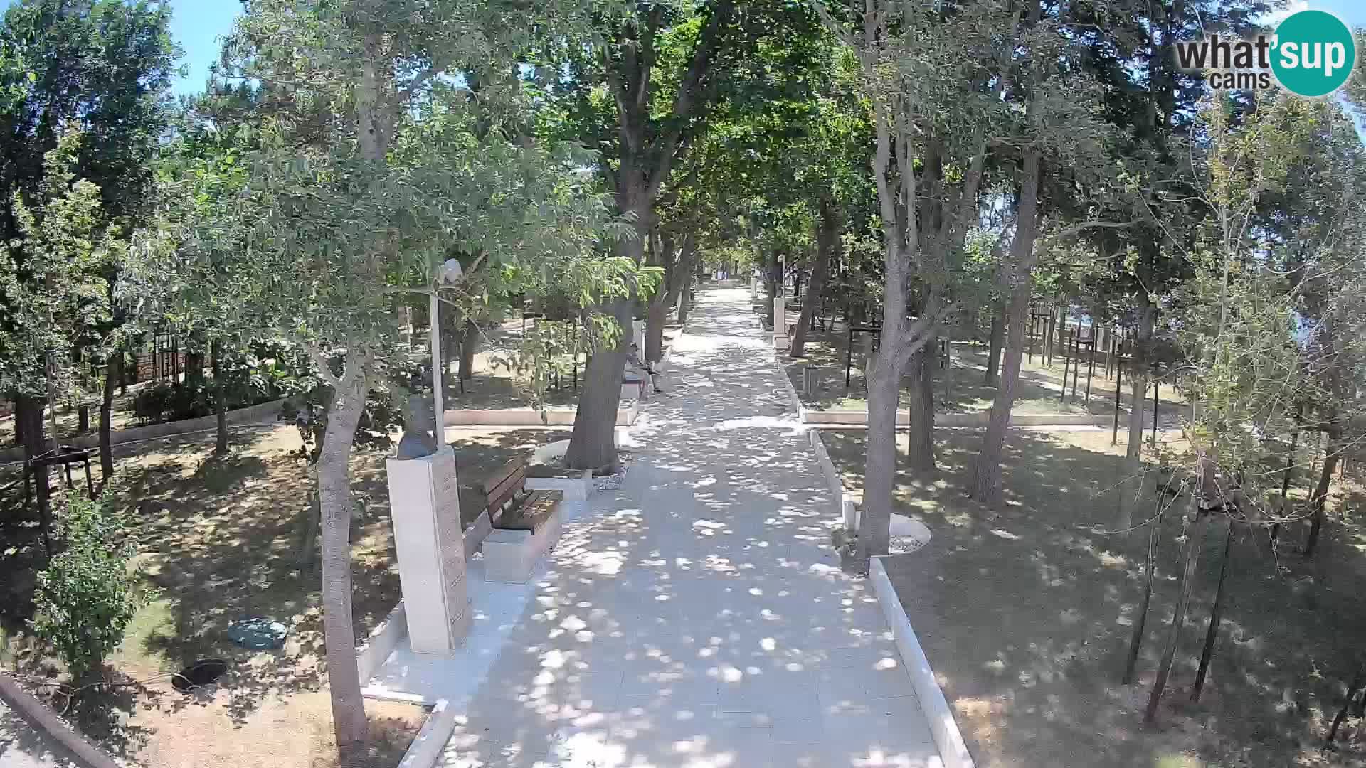 Writers’ Park Webcam Senj – Live by the Sea