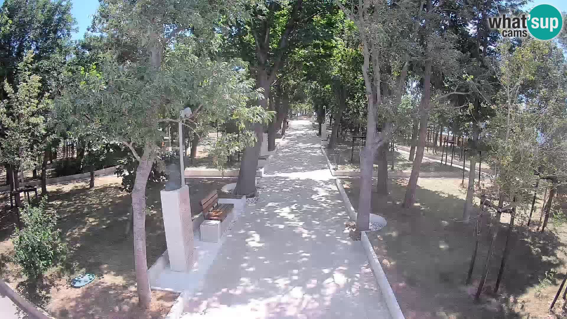 Writers’ Park Webcam Senj – Live by the Sea