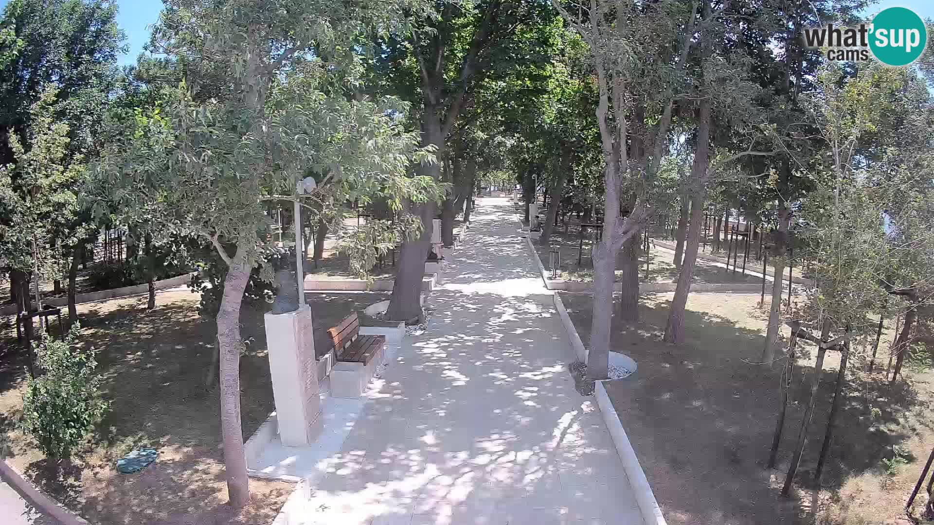 Writers’ Park Webcam Senj – Live by the Sea