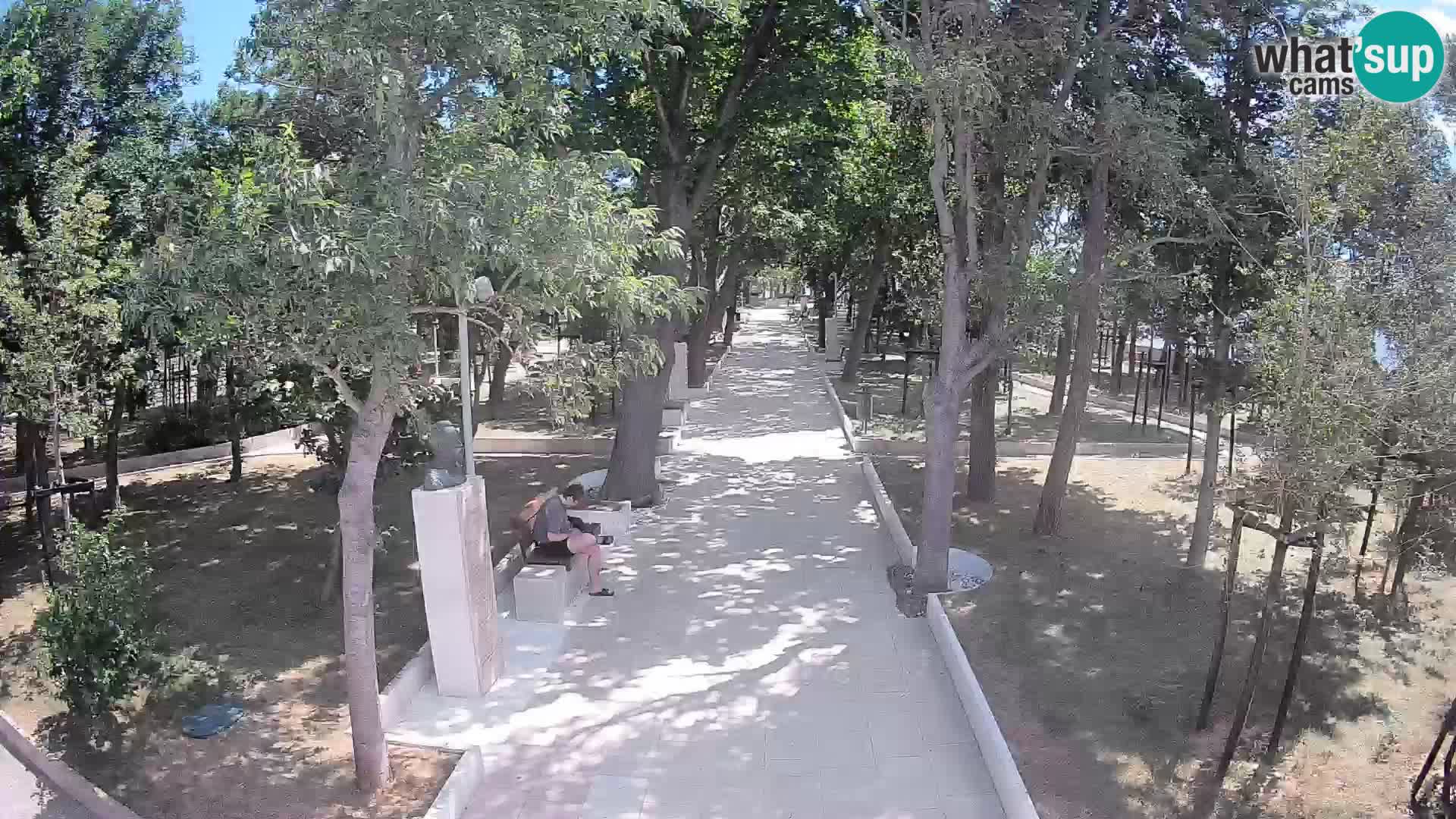 Writers’ Park Webcam Senj – Live by the Sea