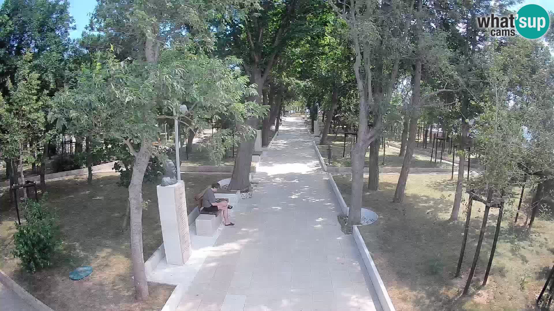 Writers’ Park Webcam Senj – Live by the Sea