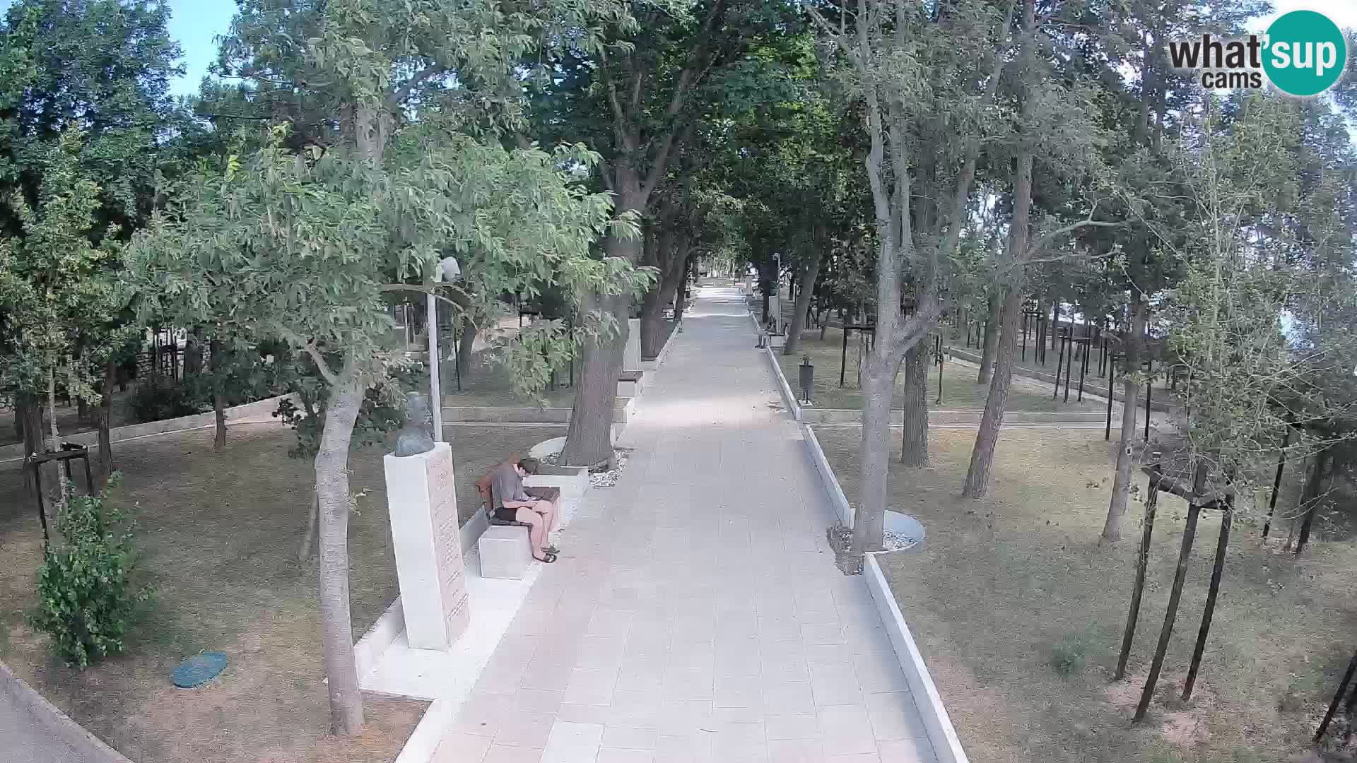Writers’ Park Webcam Senj – Live by the Sea