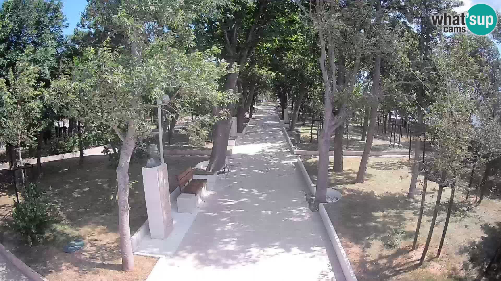 Writers’ Park Webcam Senj – Live by the Sea