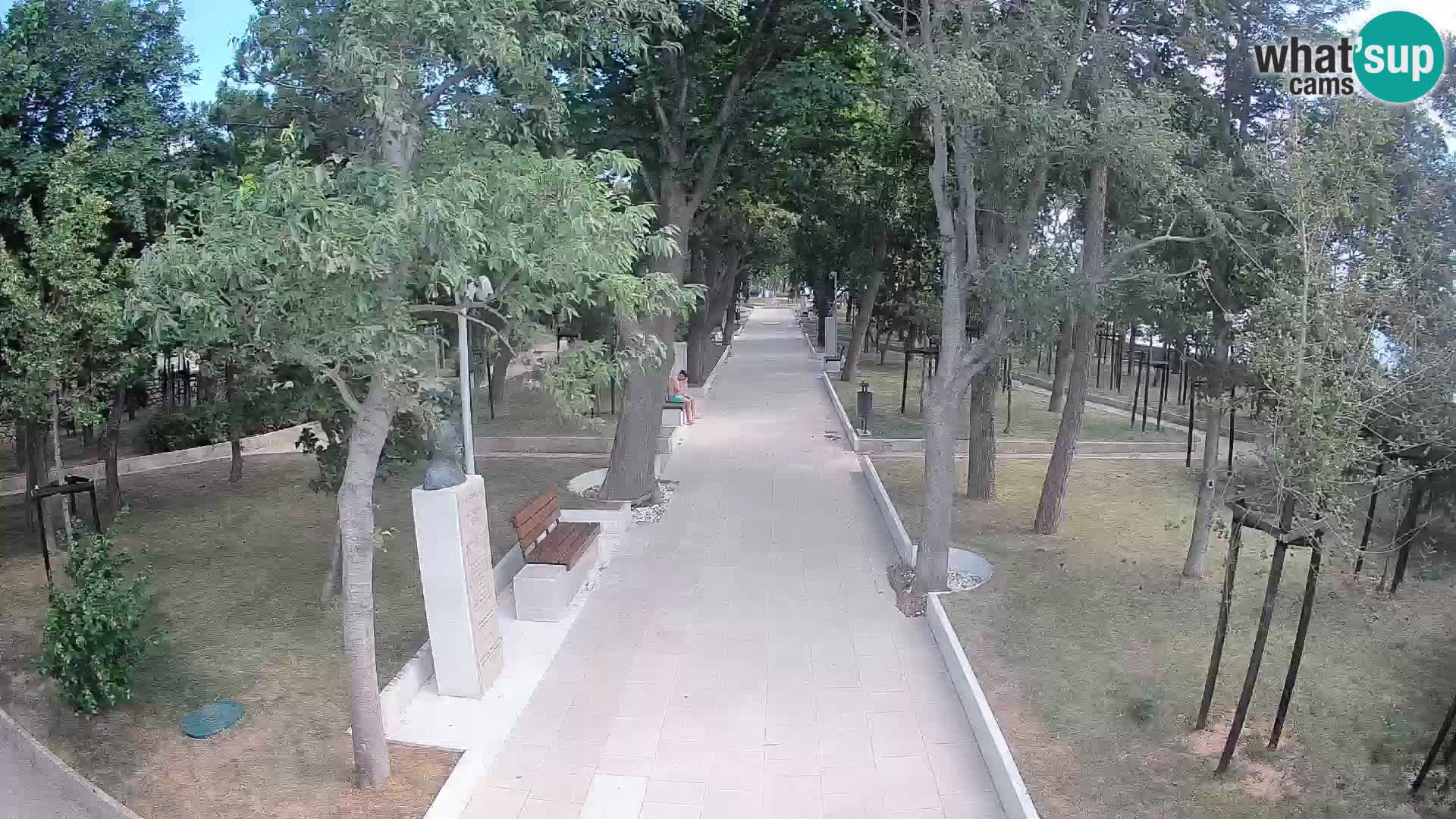 Writers’ Park Webcam Senj – Live by the Sea