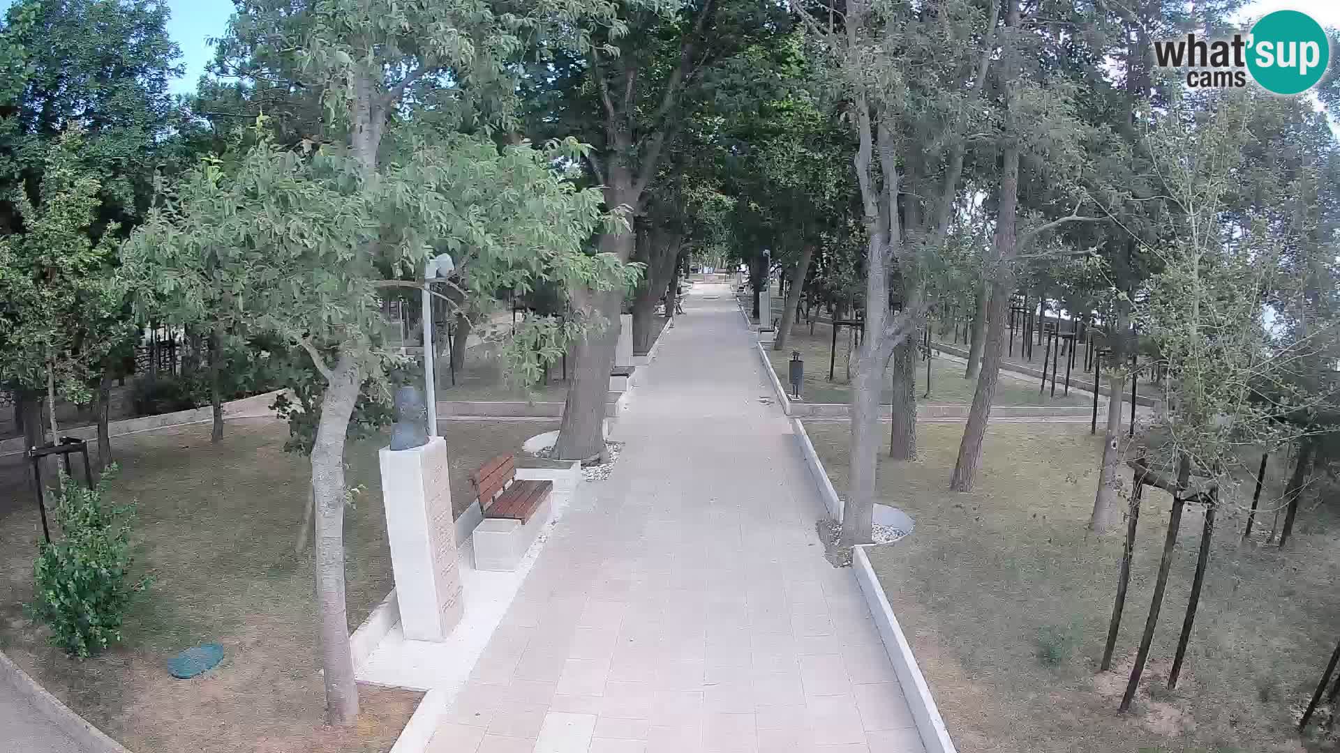 Writers’ Park Webcam Senj – Live by the Sea