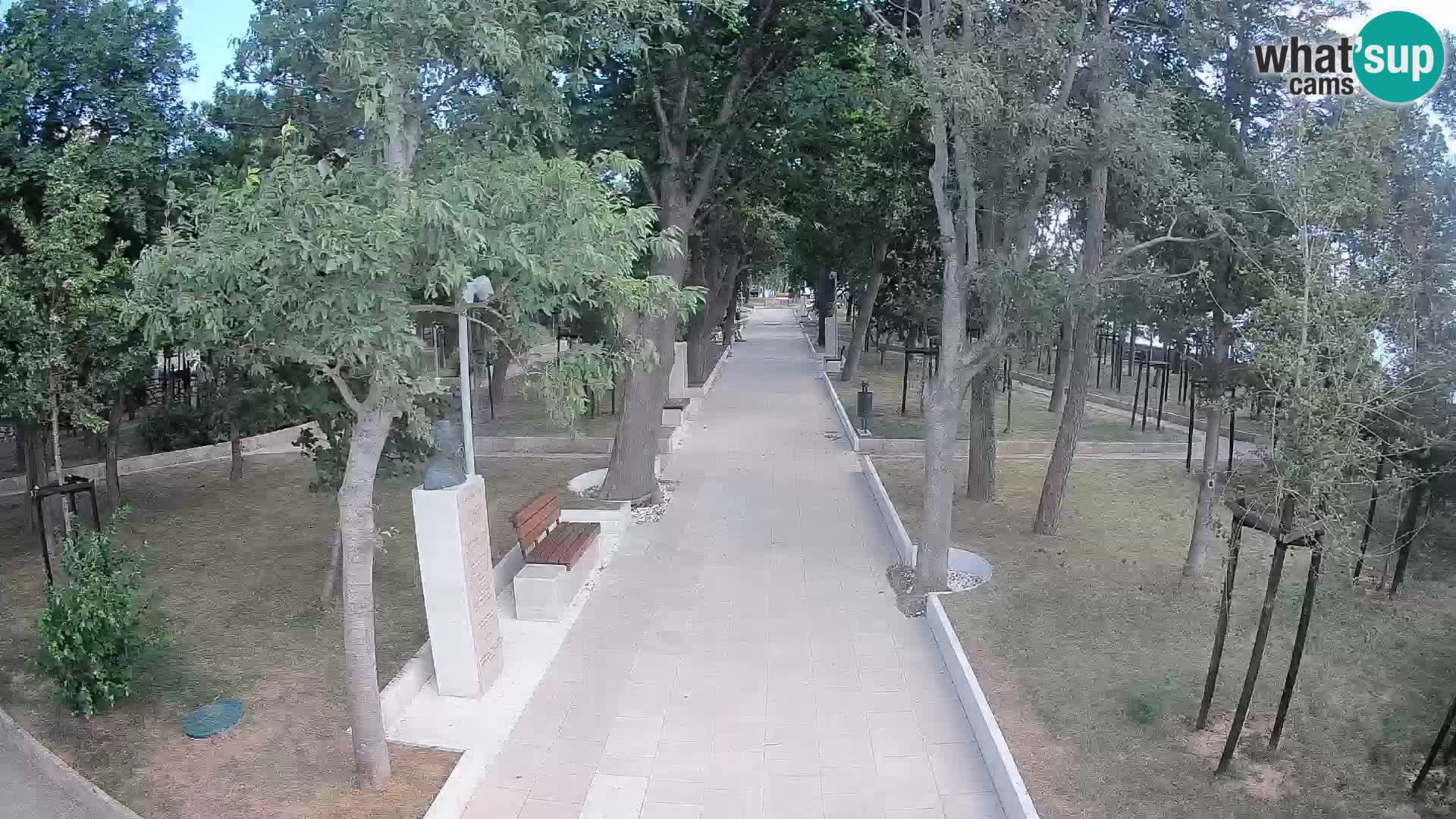 Writers’ Park Webcam Senj – Live by the Sea