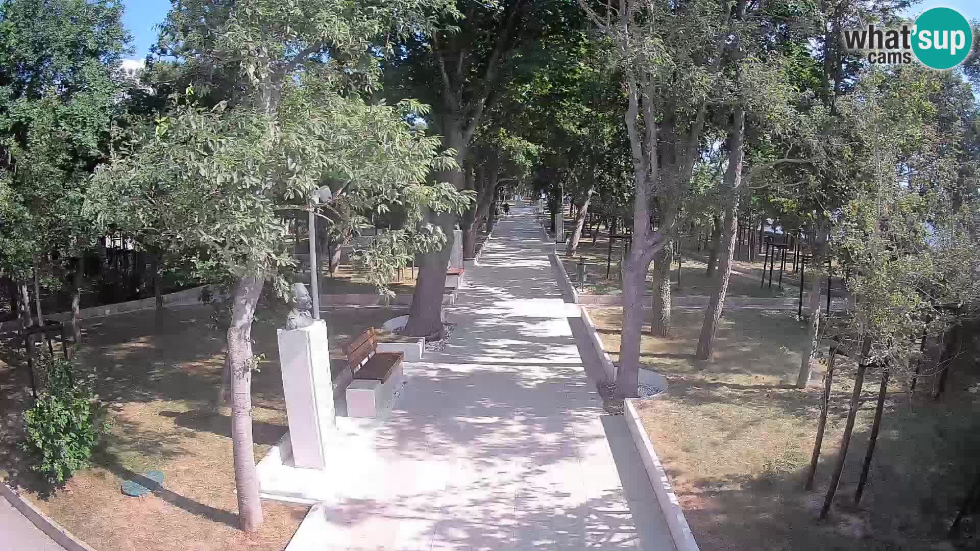 Writers’ Park Webcam Senj – Live by the Sea