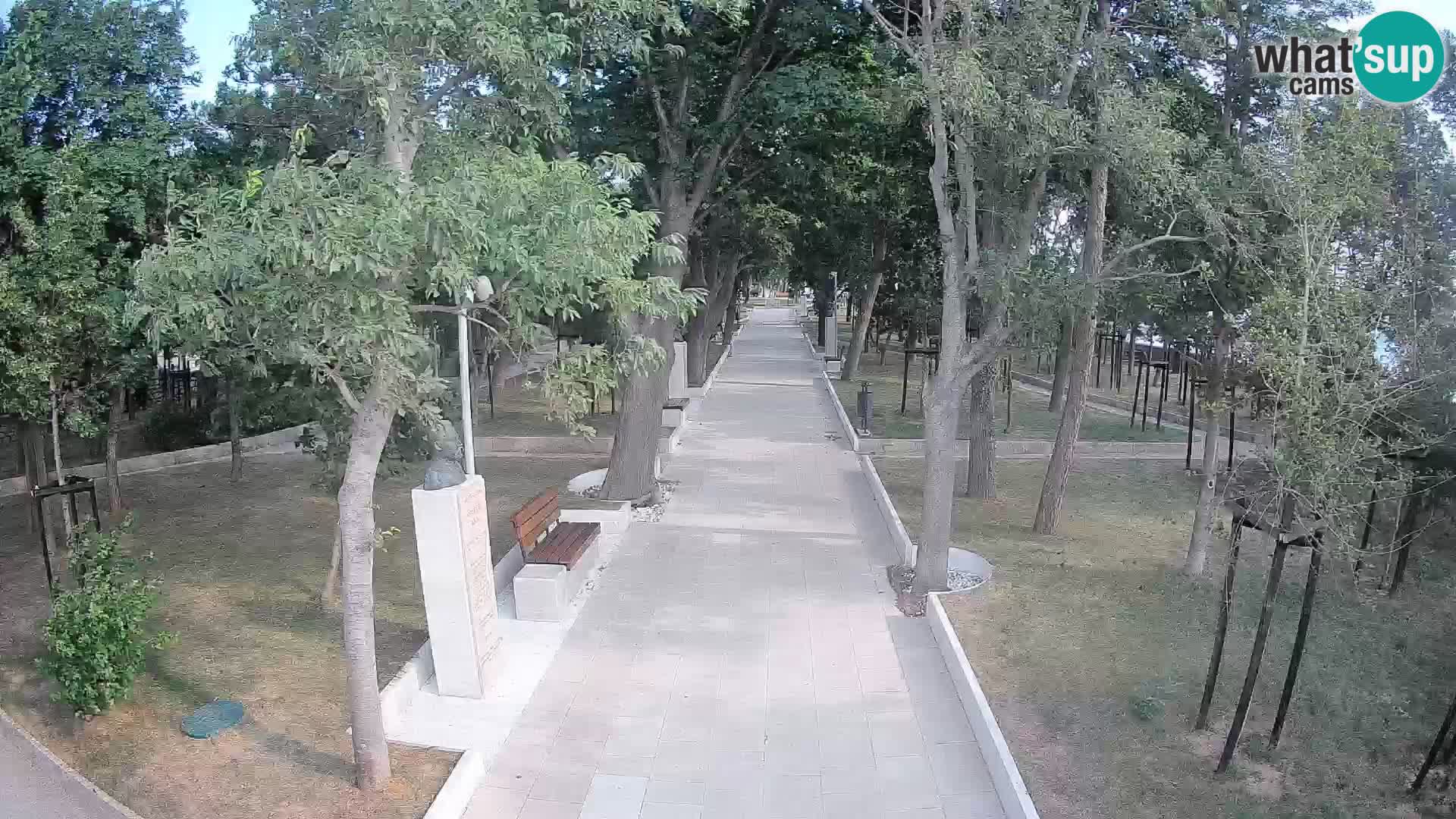Writers’ Park Webcam Senj – Live by the Sea