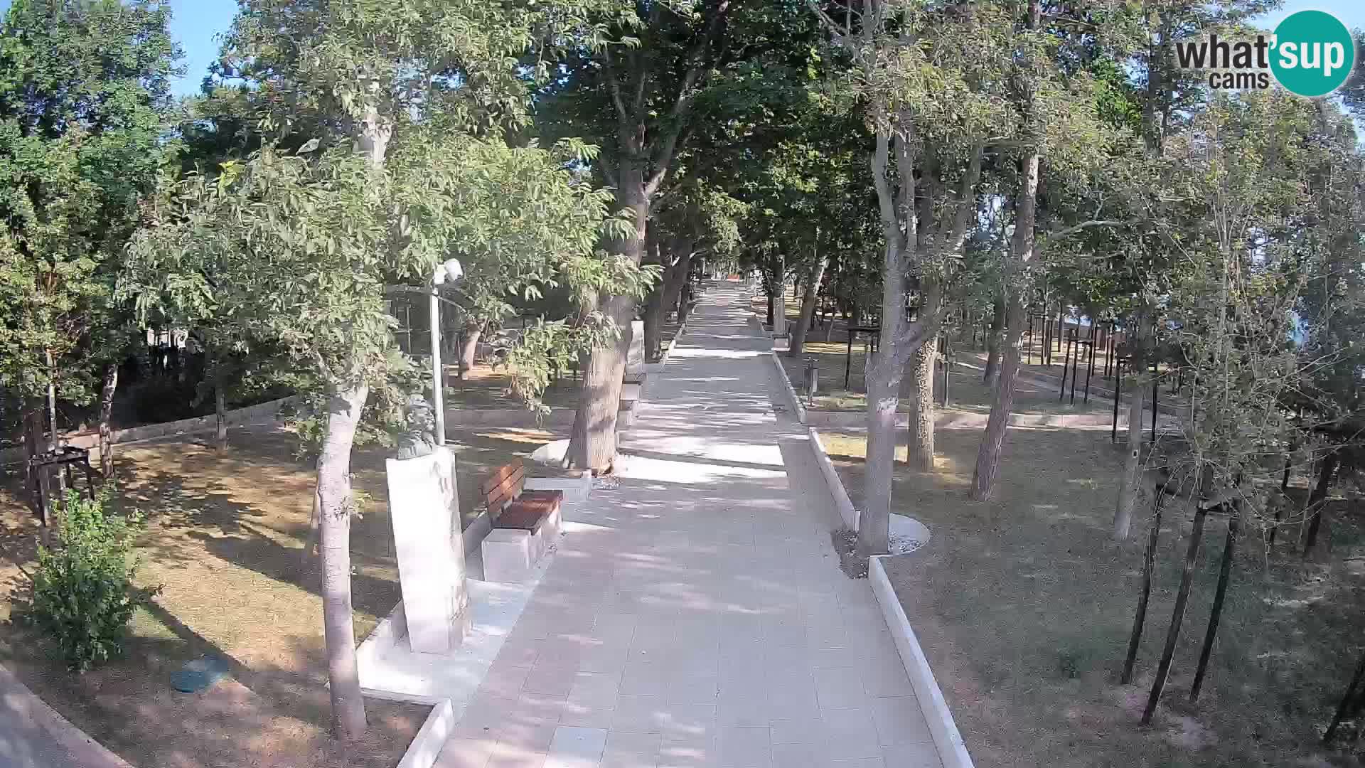 Writers’ Park Webcam Senj – Live by the Sea