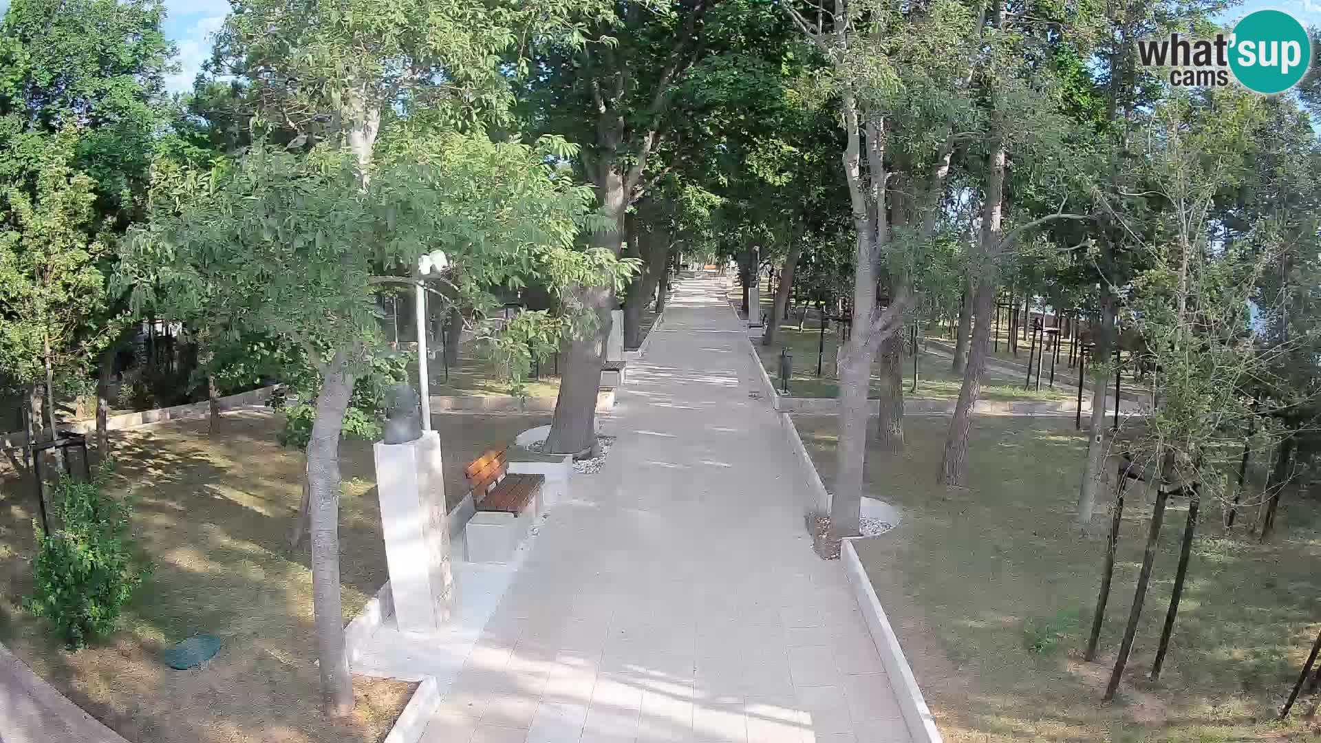 Writers’ Park Webcam Senj – Live by the Sea