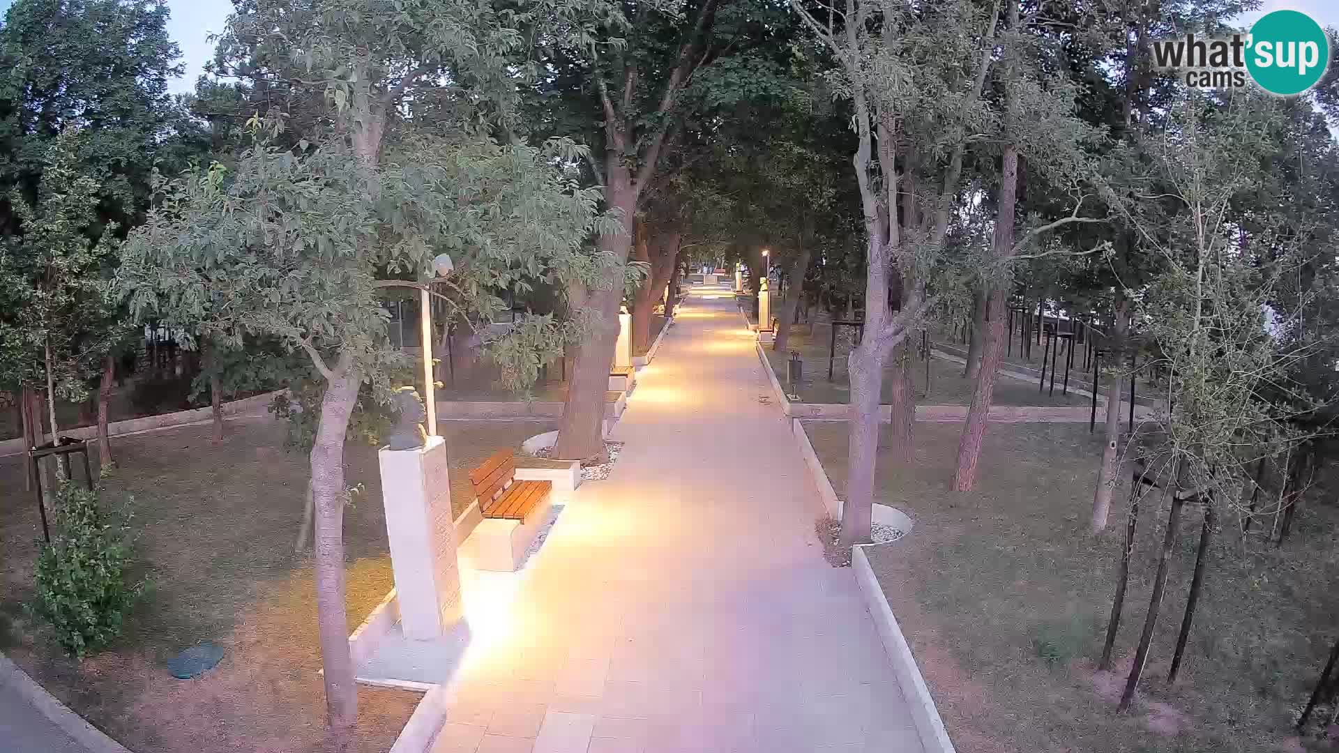 Writers’ Park Webcam Senj – Live by the Sea