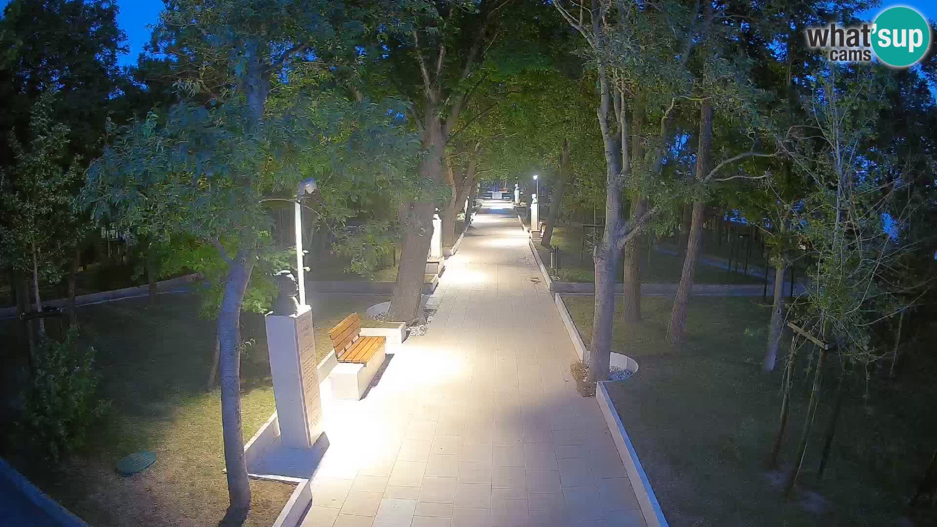 Writers’ Park Webcam Senj – Live by the Sea