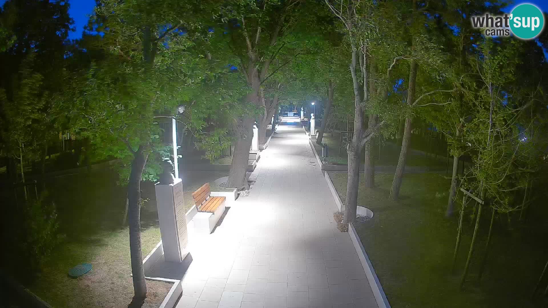 Writers’ Park Webcam Senj – Live by the Sea