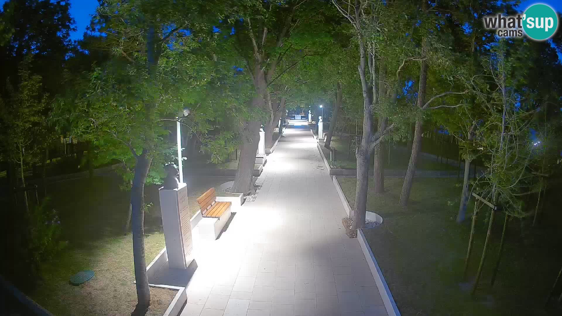 Writers’ Park Webcam Senj – Live by the Sea