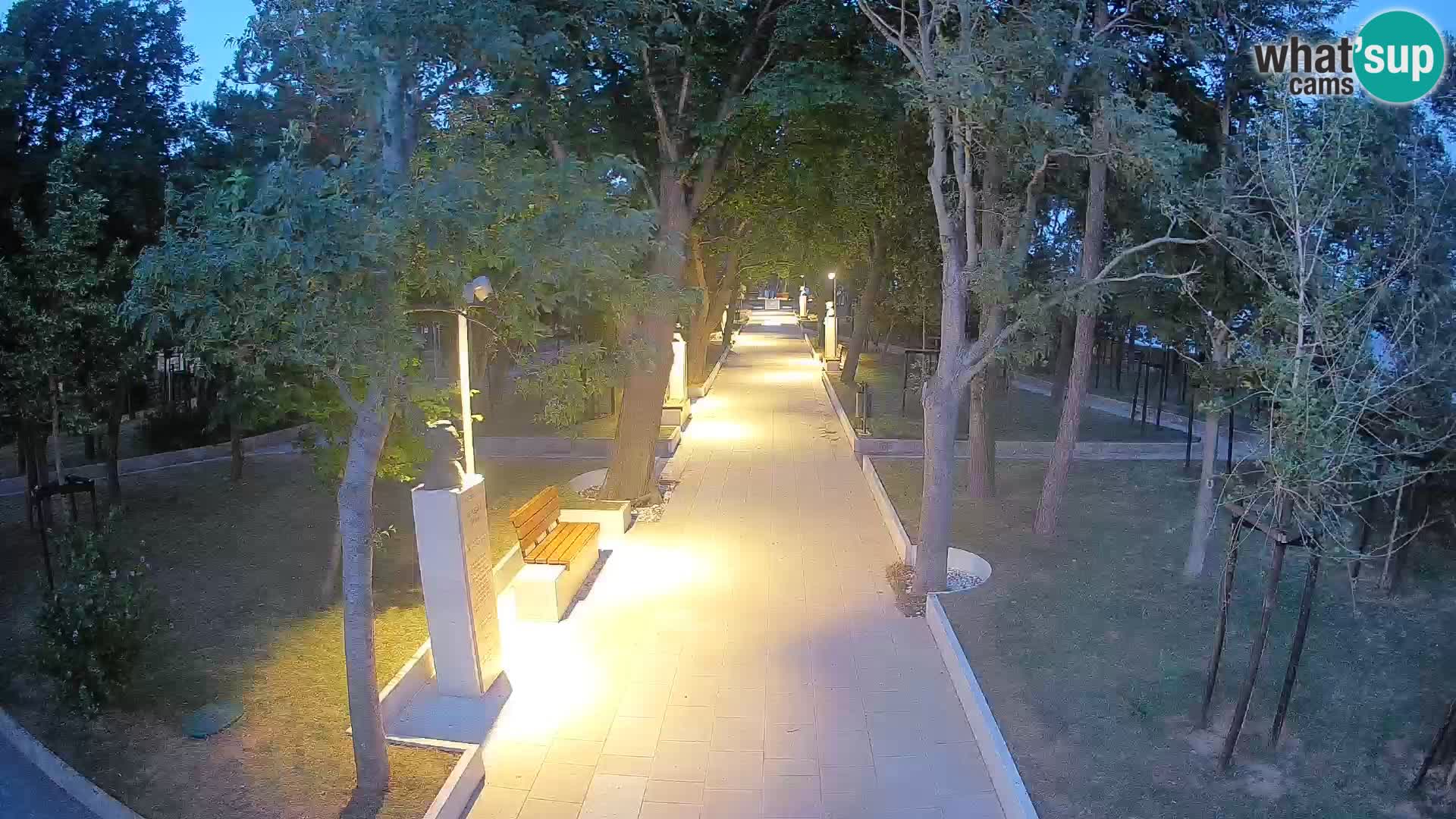 Writers’ Park Webcam Senj – Live by the Sea