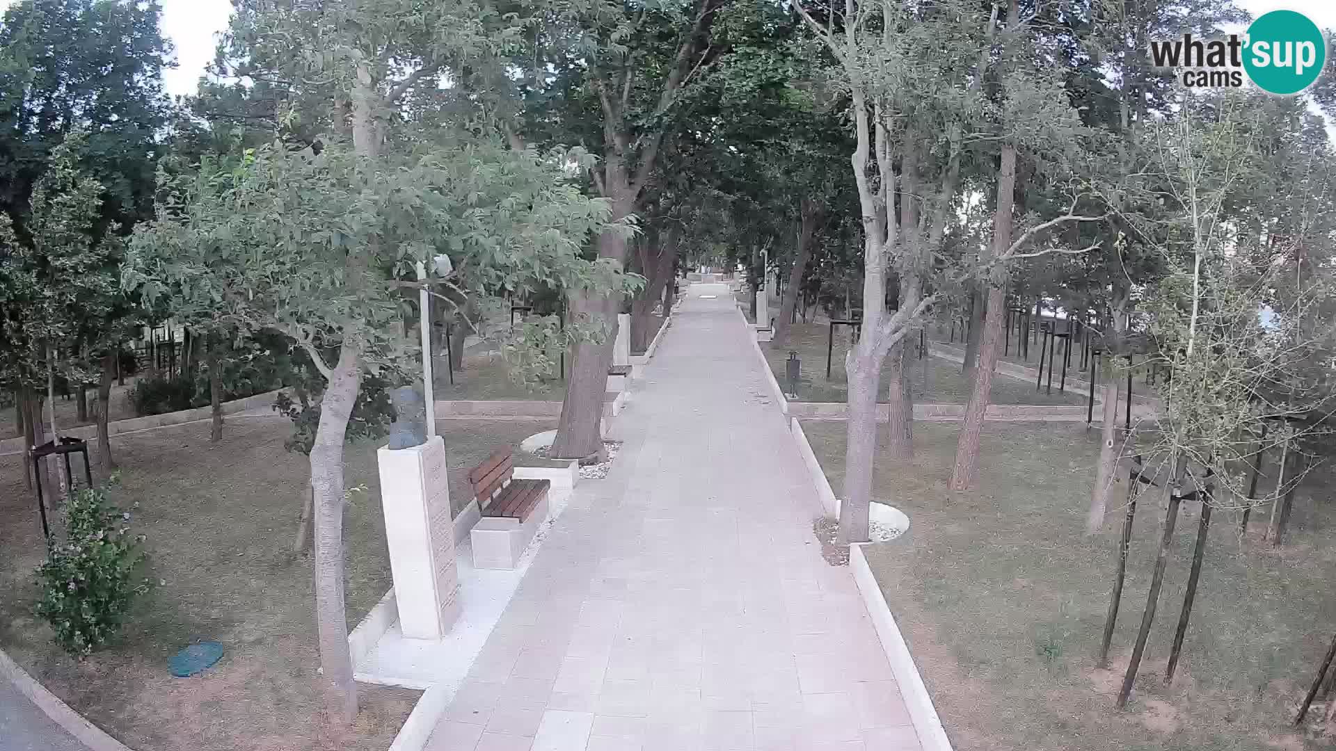 Writers’ Park Webcam Senj – Live by the Sea