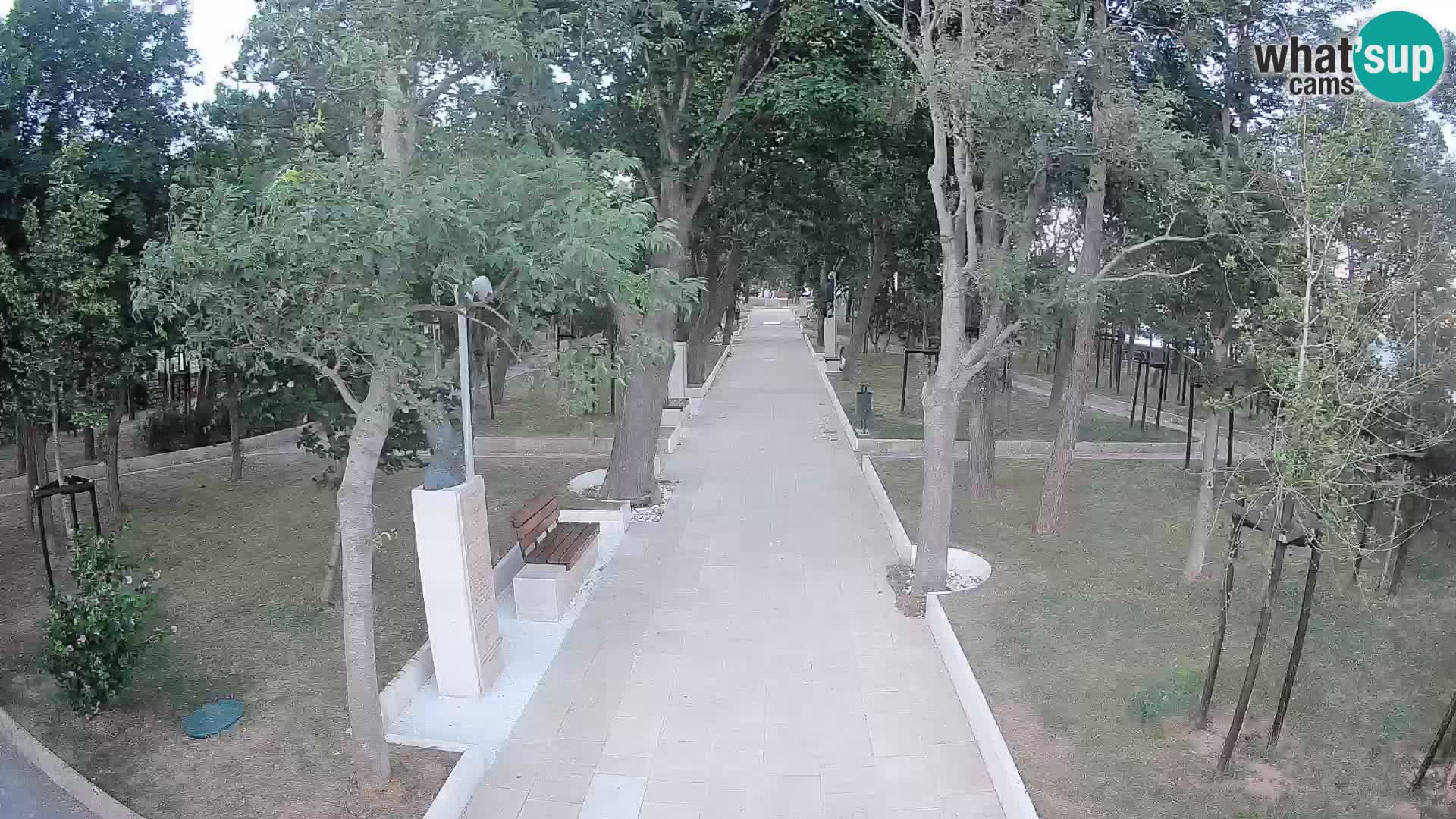 Writers’ Park Webcam Senj – Live by the Sea
