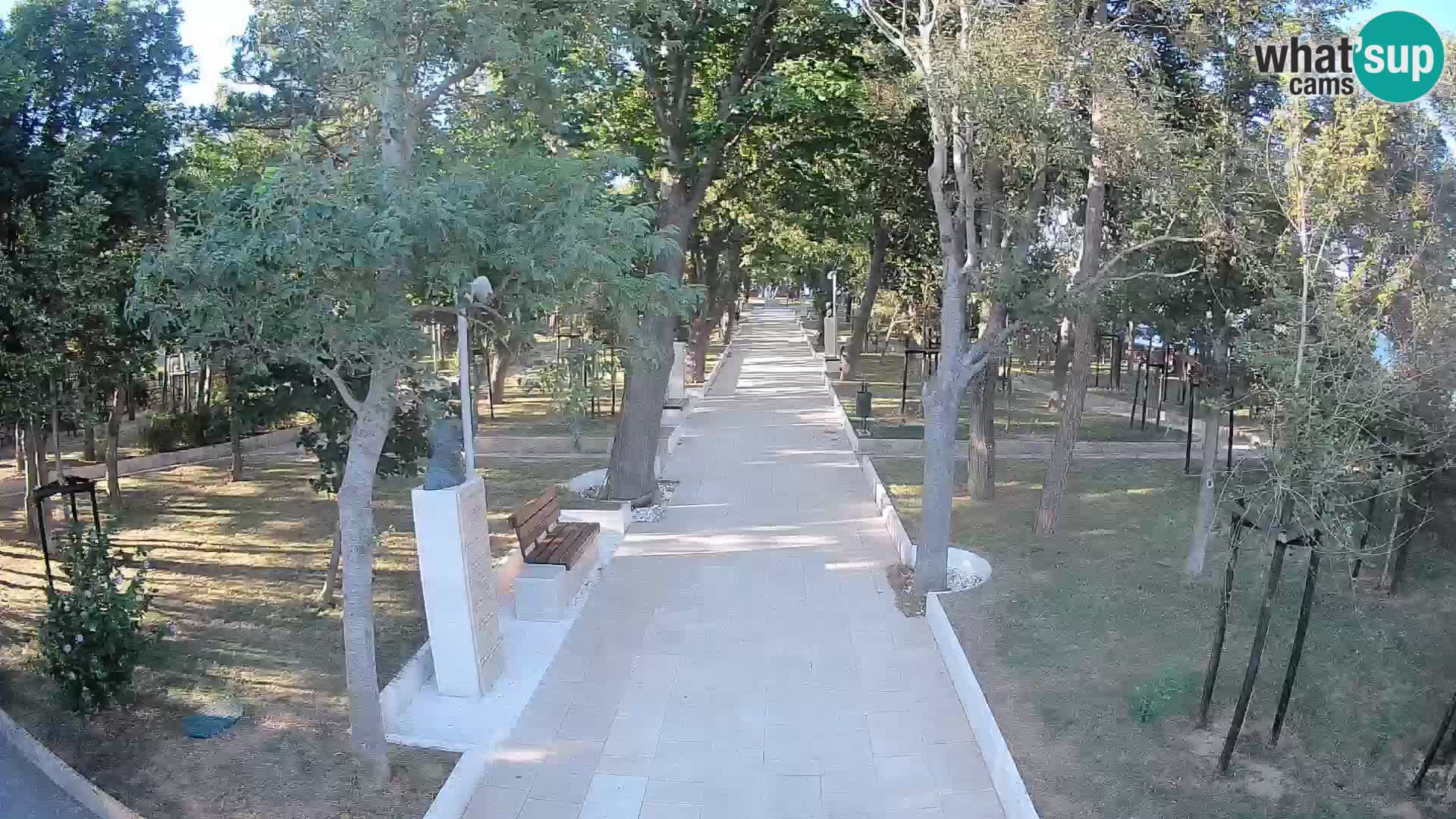 Writers’ Park Webcam Senj – Live by the Sea
