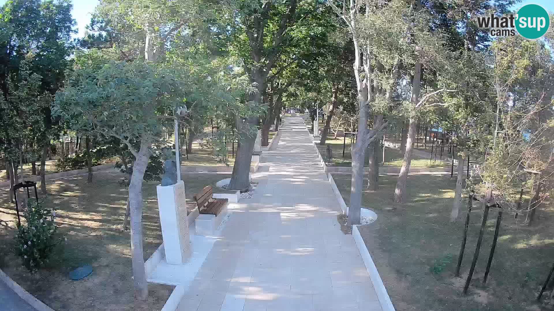 Writers’ Park Webcam Senj – Live by the Sea