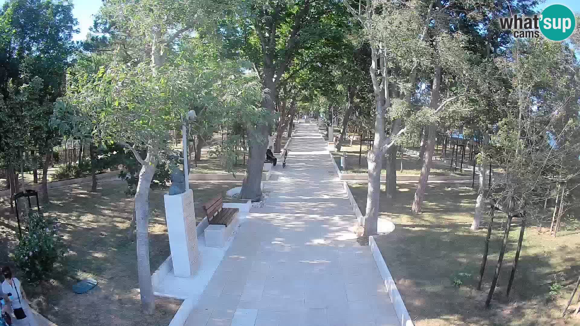 Writers’ Park Webcam Senj – Live by the Sea