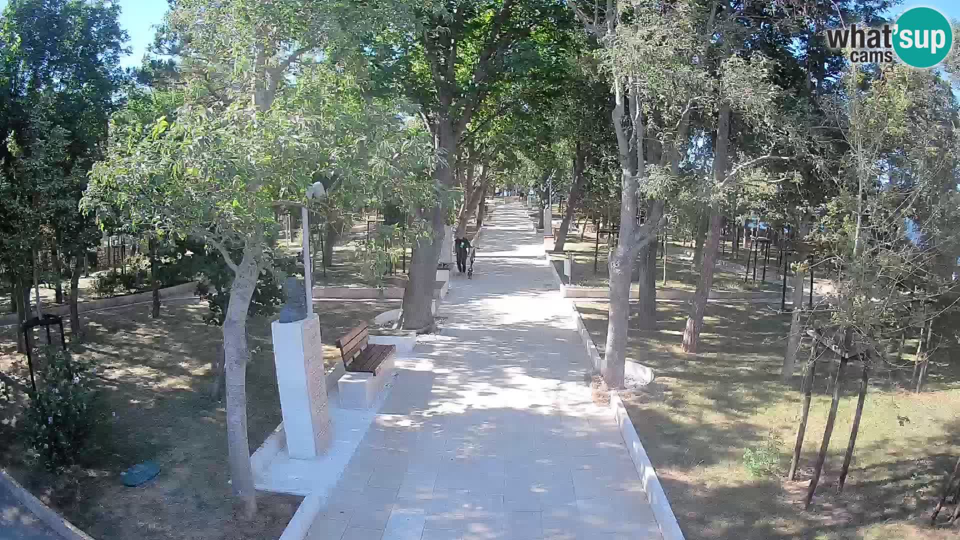 Writers’ Park Webcam Senj – Live by the Sea