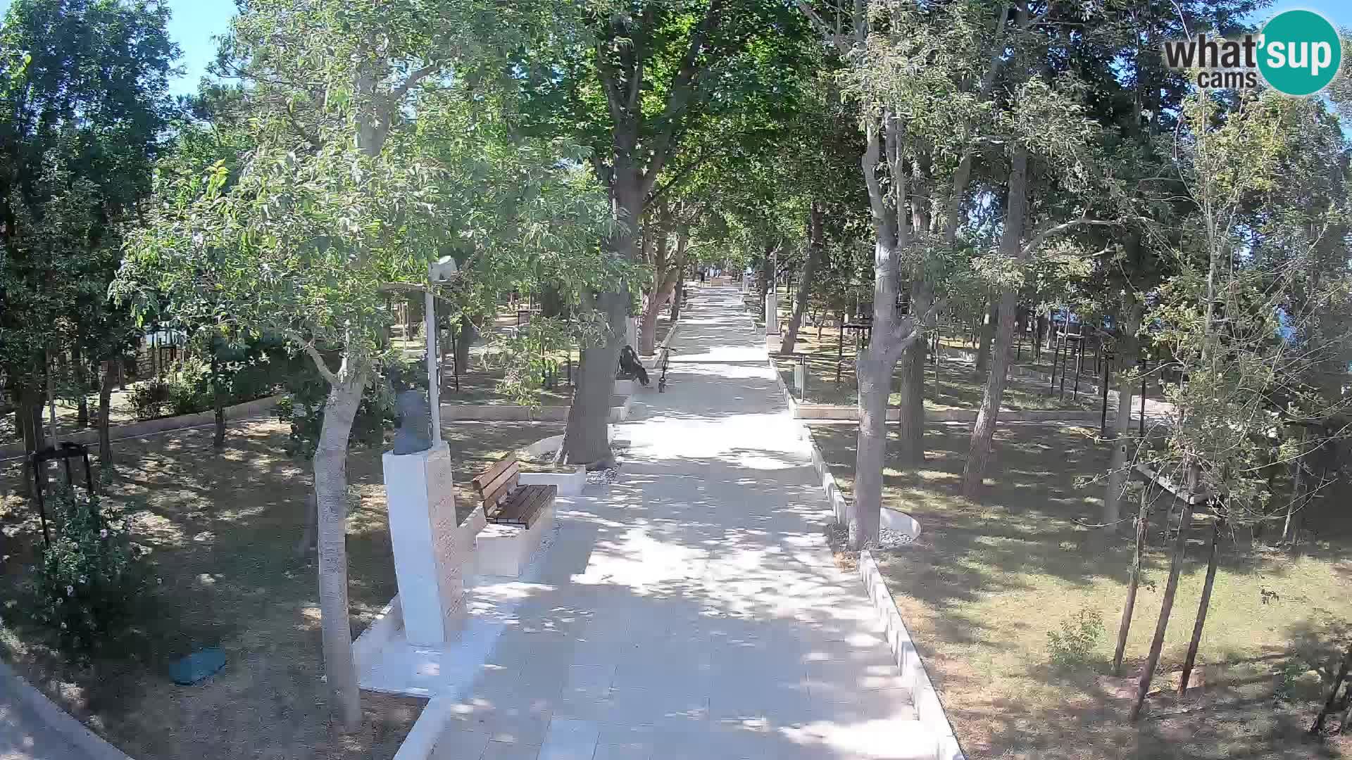 Writers’ Park Webcam Senj – Live by the Sea