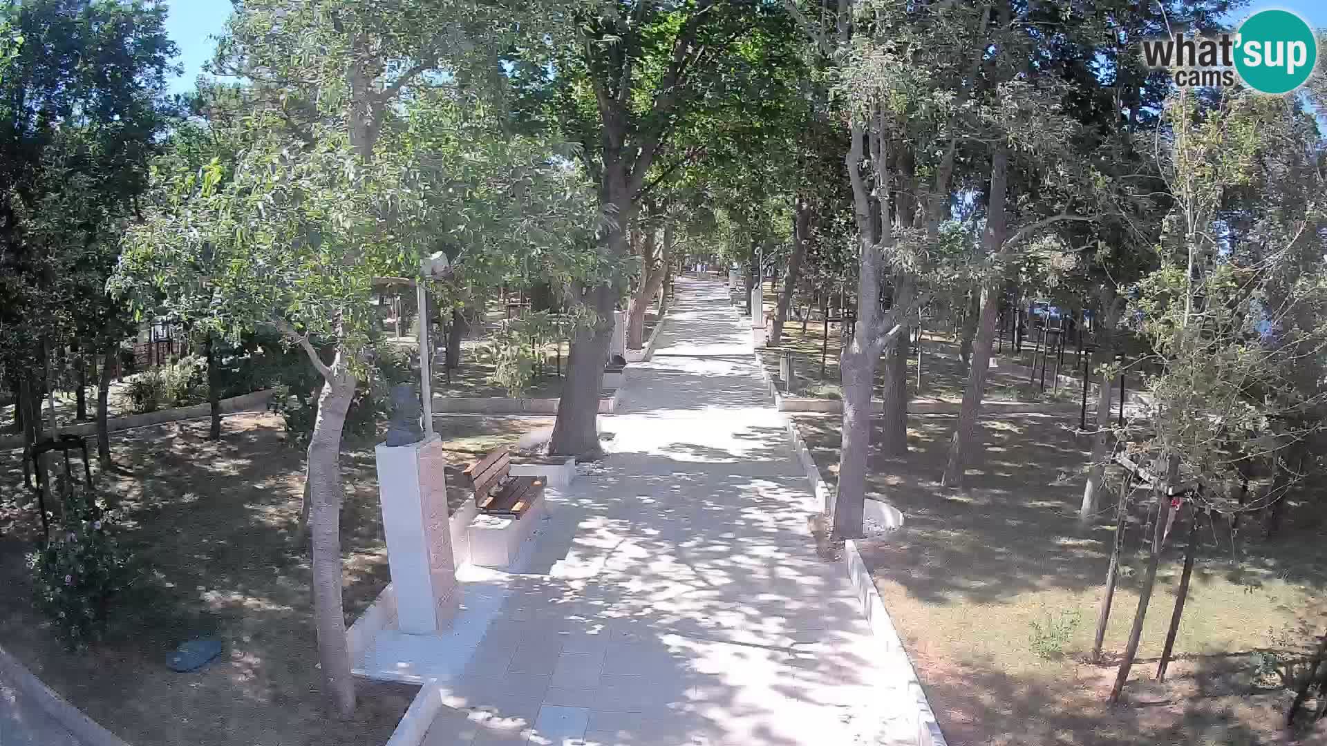 Writers’ Park Webcam Senj – Live by the Sea