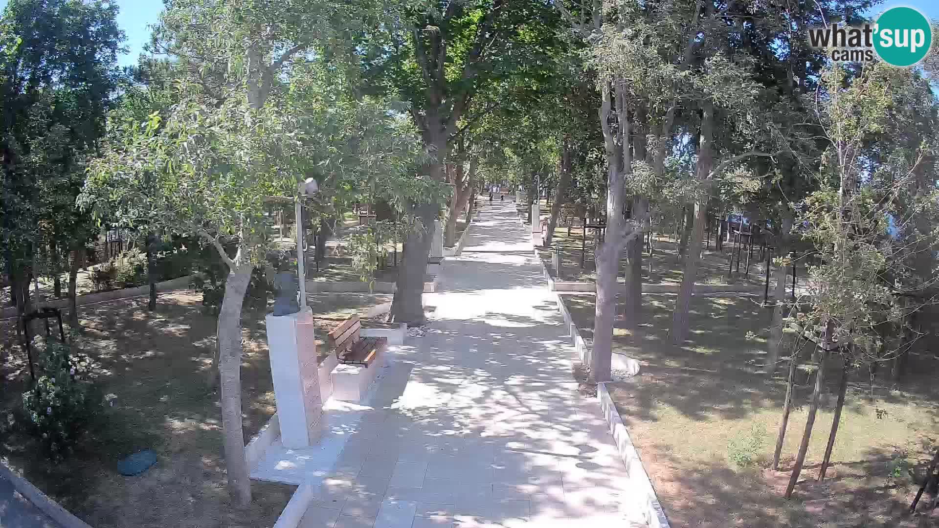 Webcam Schriftstellerpark Senj – Live am Meer