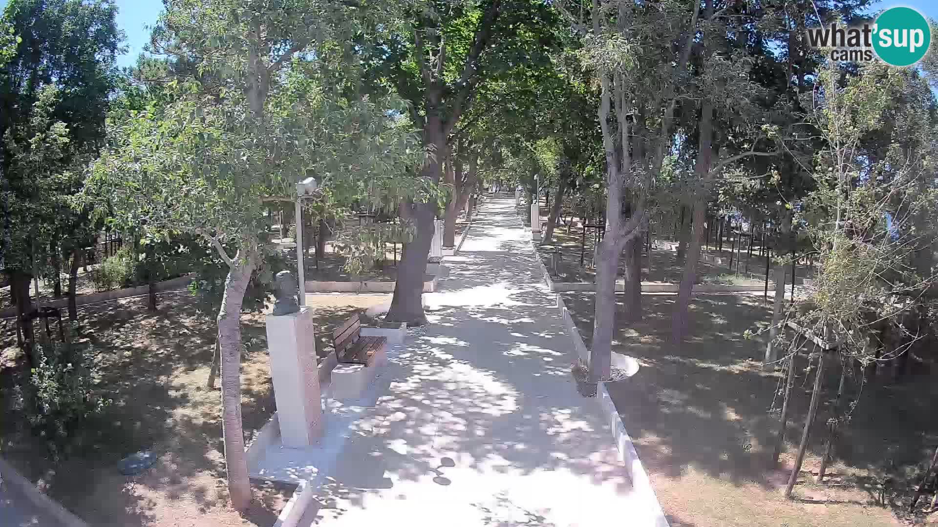 Writers’ Park Webcam Senj – Live by the Sea