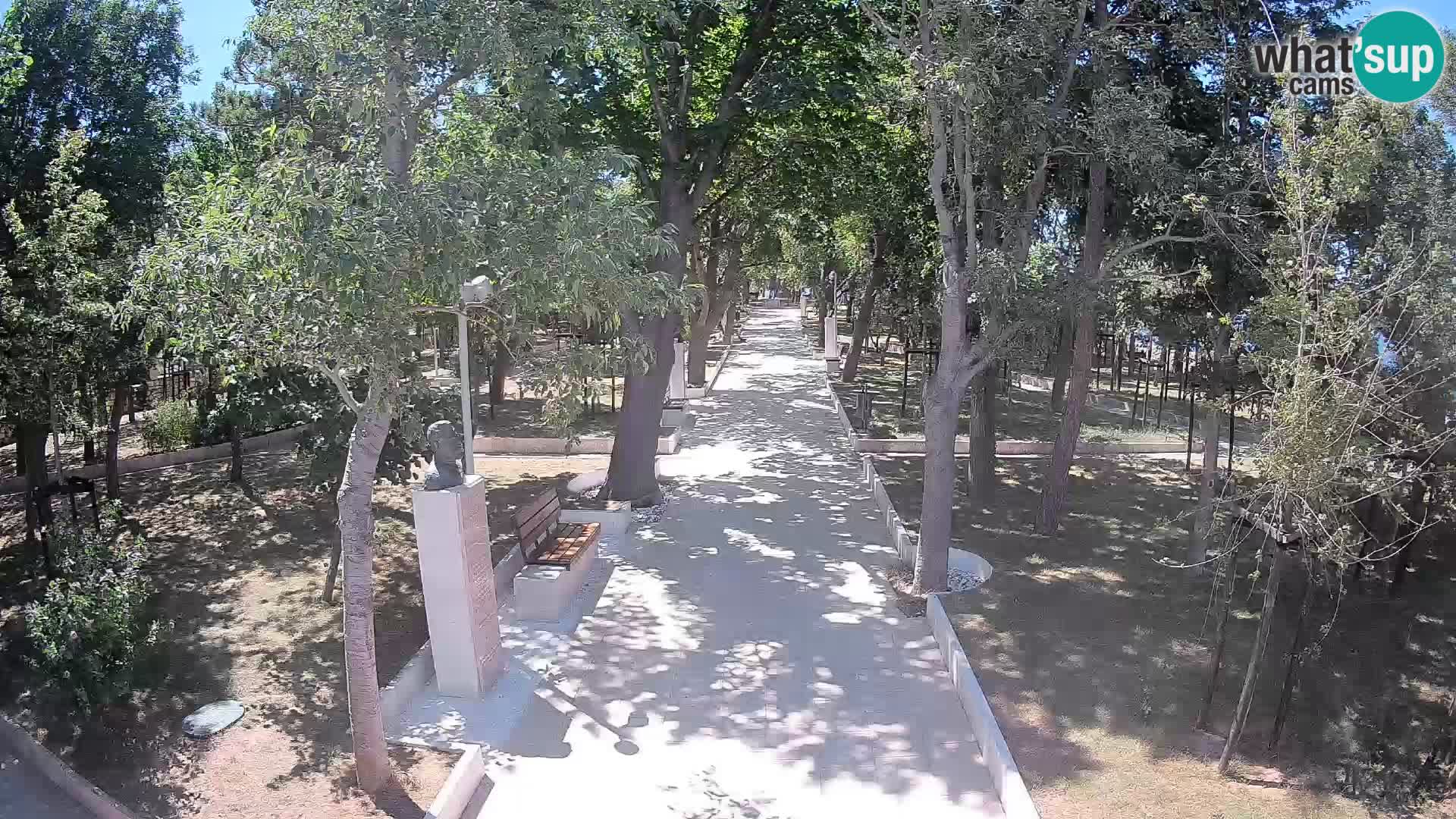 Writers’ Park Webcam Senj – Live by the Sea
