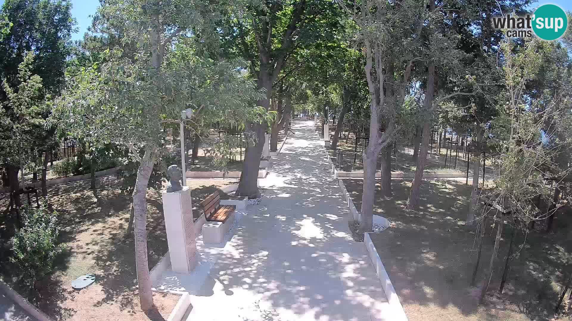 Writers’ Park Webcam Senj – Live by the Sea