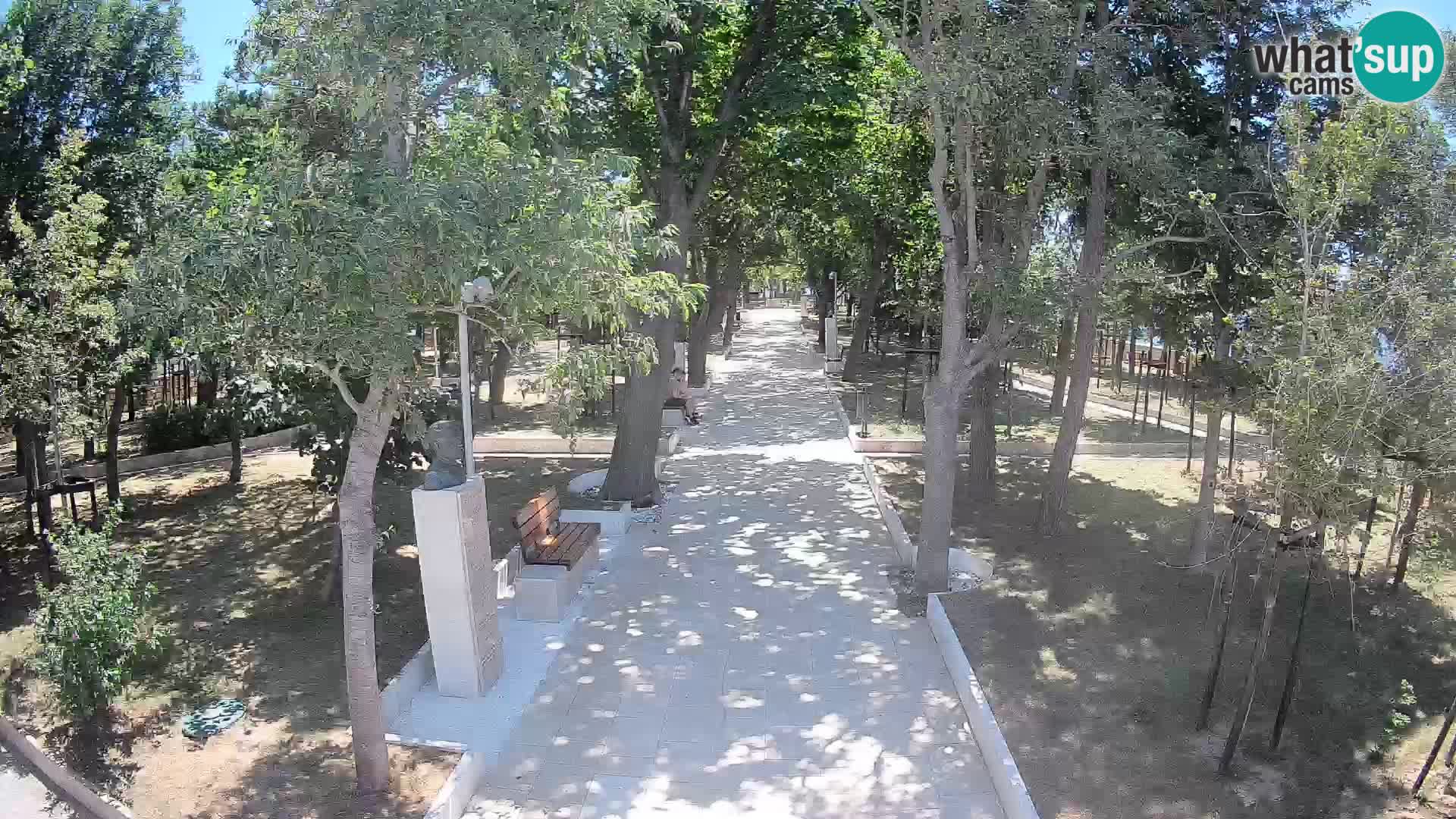 Webcam Schriftstellerpark Senj – Live am Meer