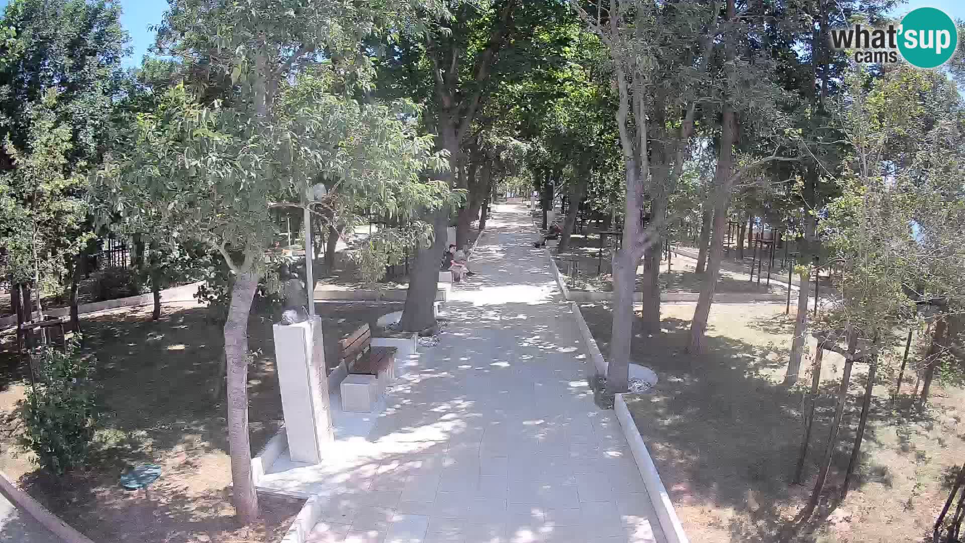 Writers’ Park Webcam Senj – Live by the Sea