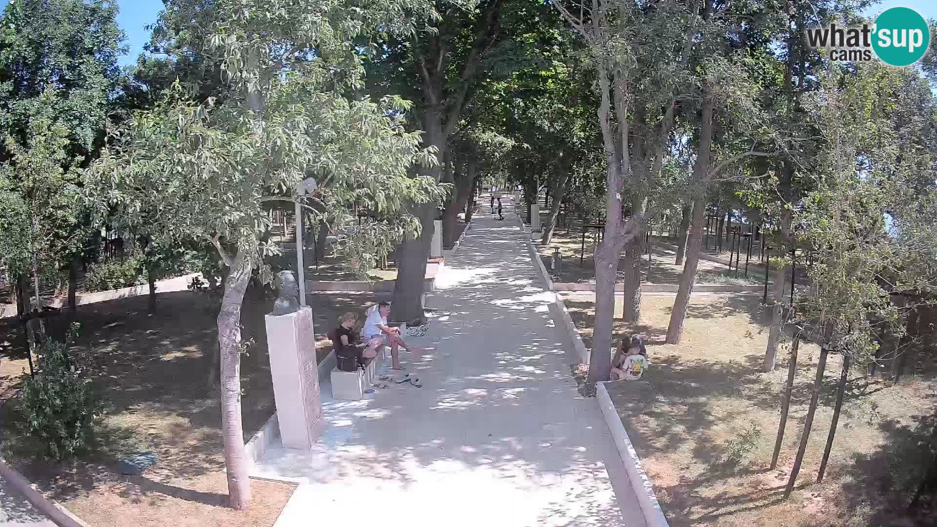 Webcam Schriftstellerpark Senj – Live am Meer