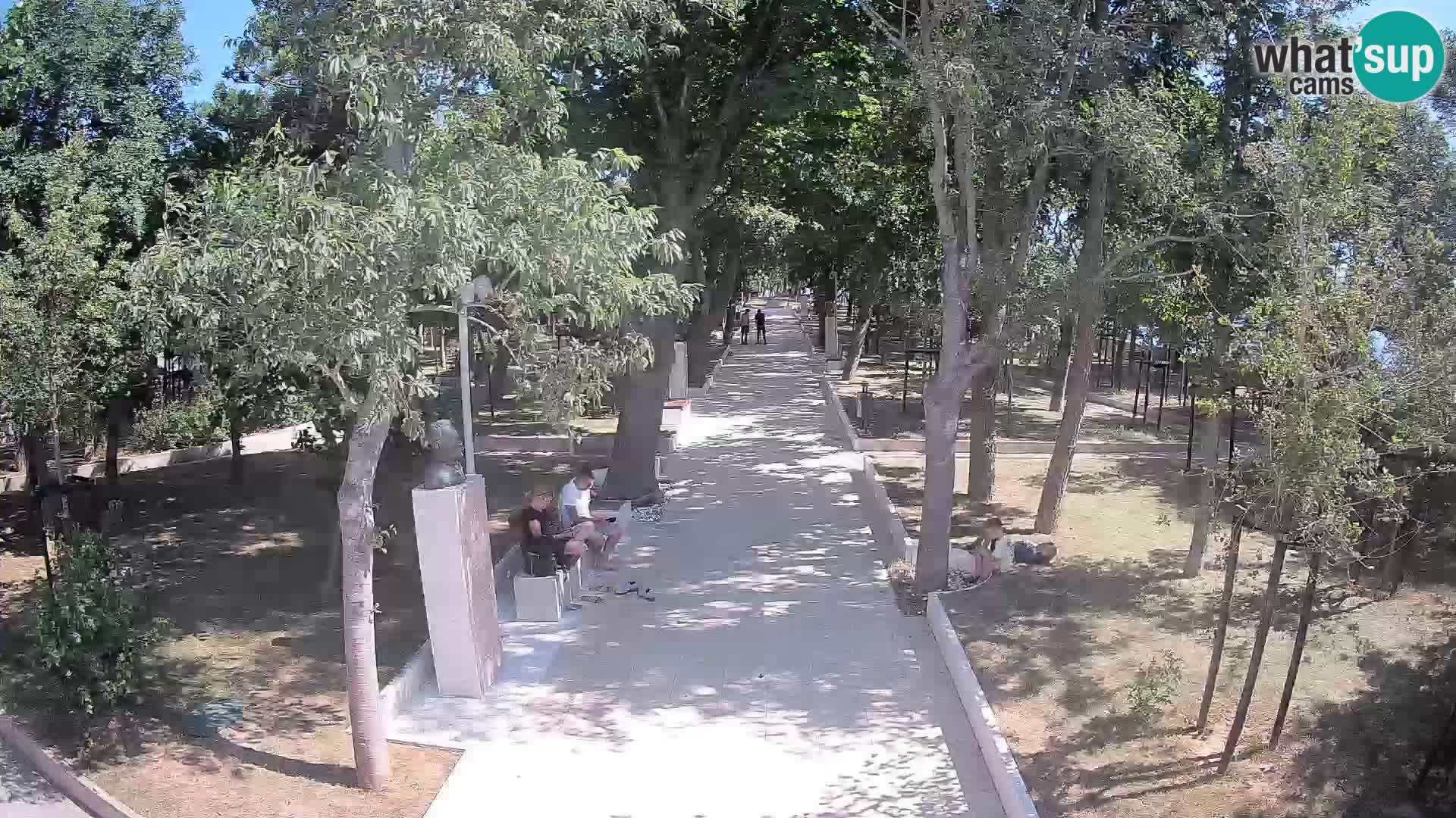 Writers’ Park Webcam Senj – Live by the Sea