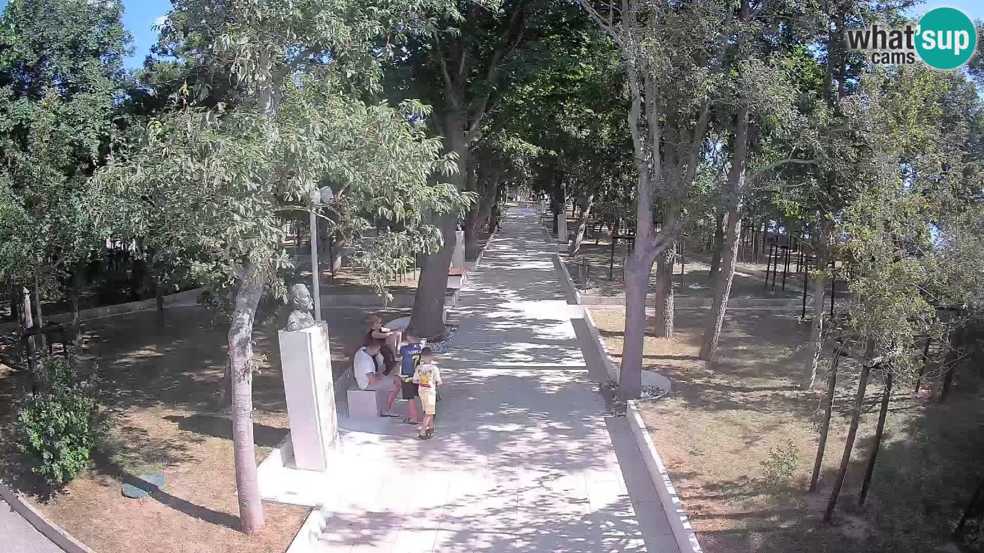 Writers’ Park Webcam Senj – Live by the Sea
