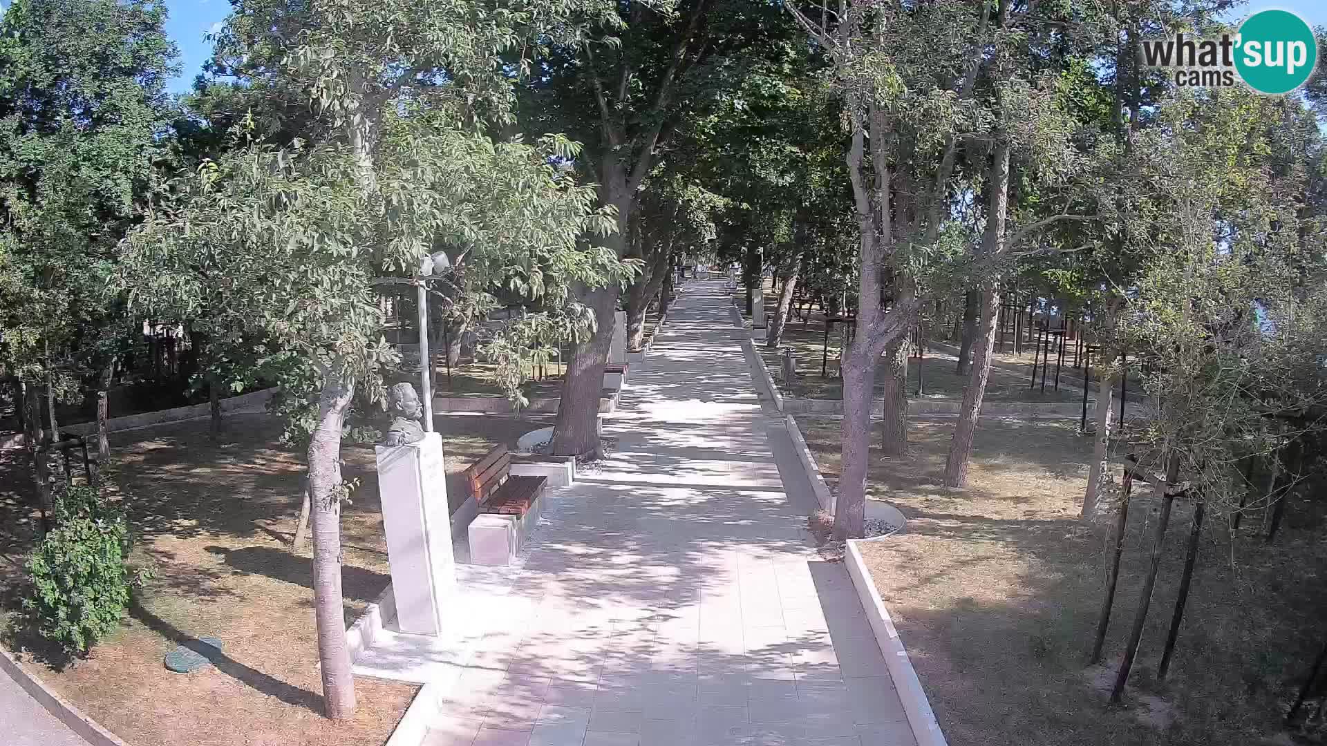 Writers’ Park Webcam Senj – Live by the Sea