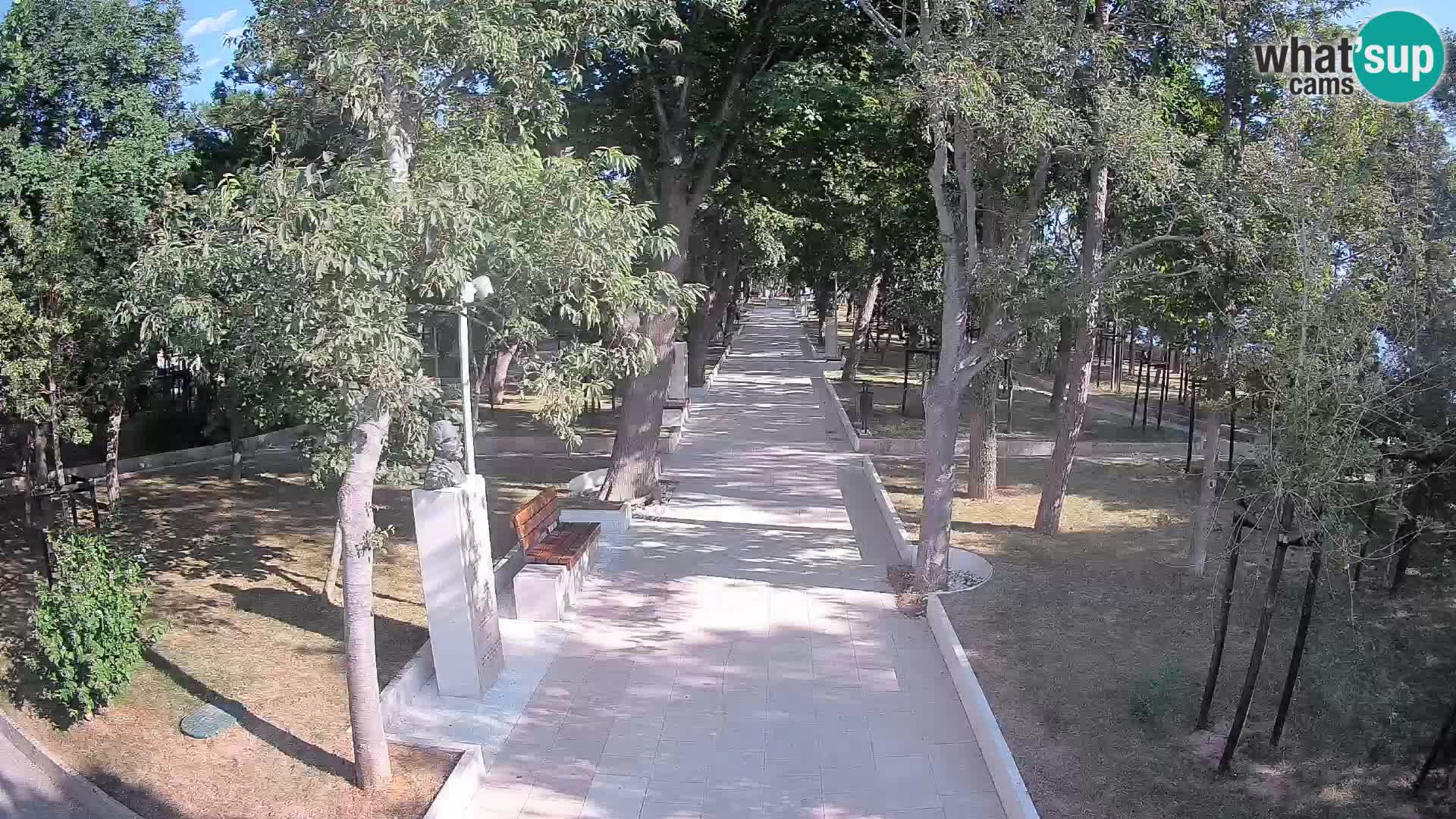 Webcam Schriftstellerpark Senj – Live am Meer