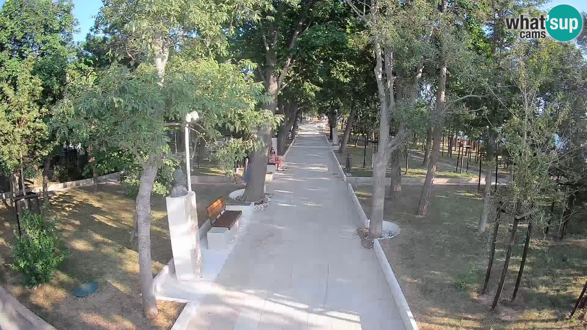 Writers’ Park Webcam Senj – Live by the Sea