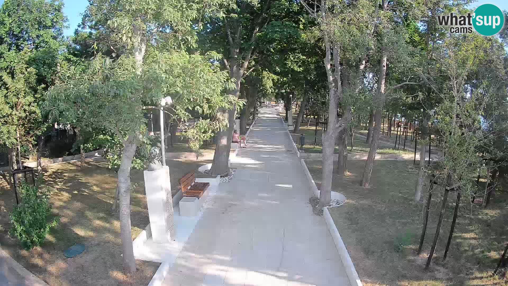 Writers’ Park Webcam Senj – Live by the Sea
