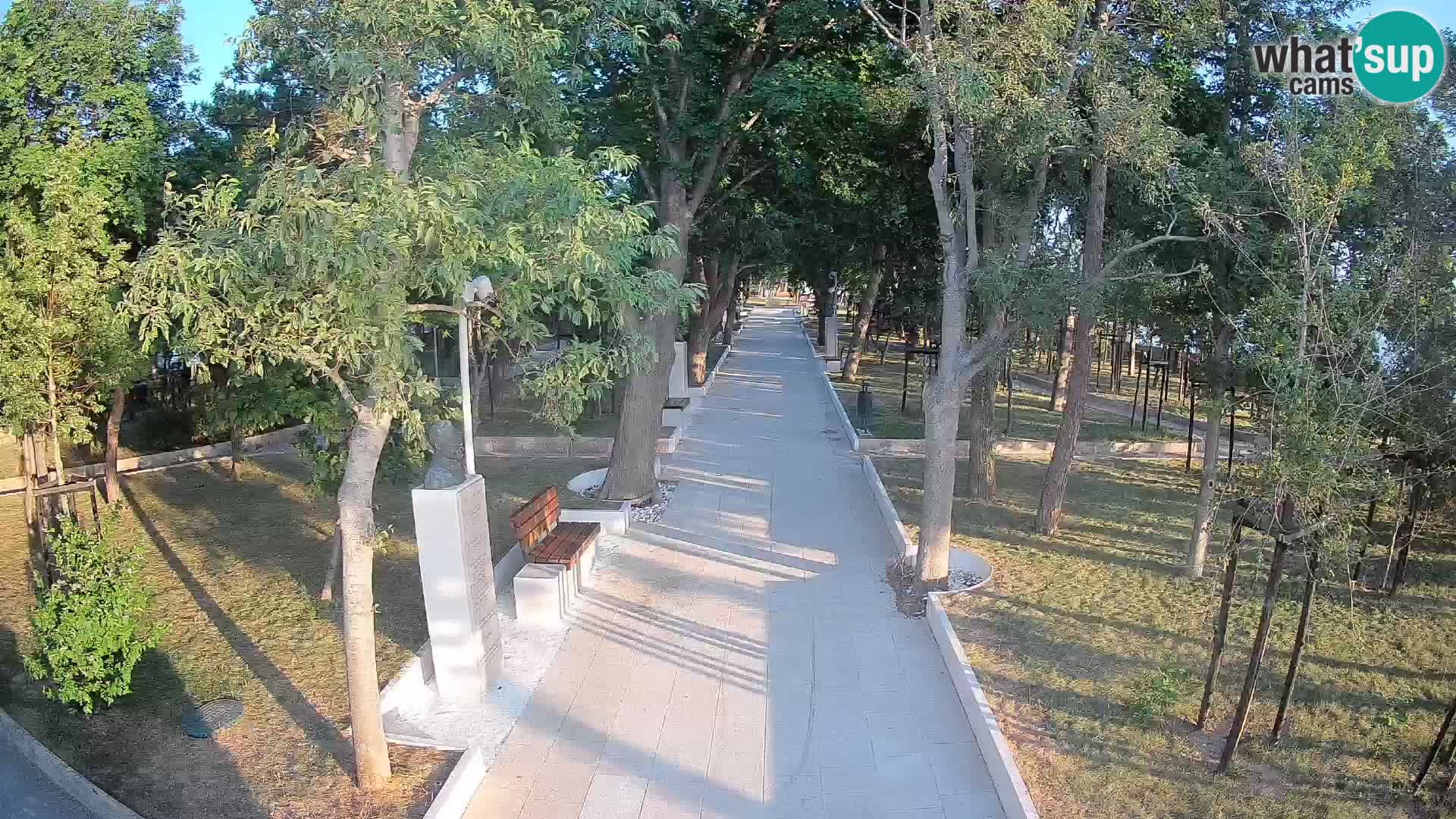 Writers’ Park Webcam Senj – Live by the Sea