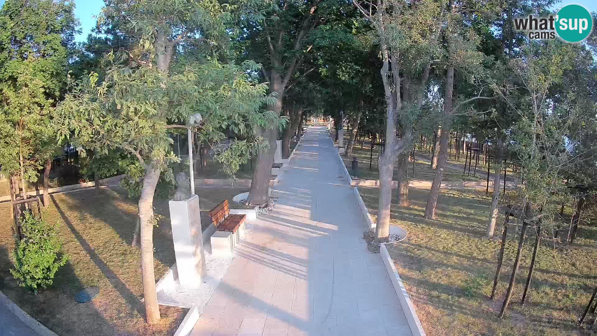 Writers’ Park Webcam Senj – Live by the Sea