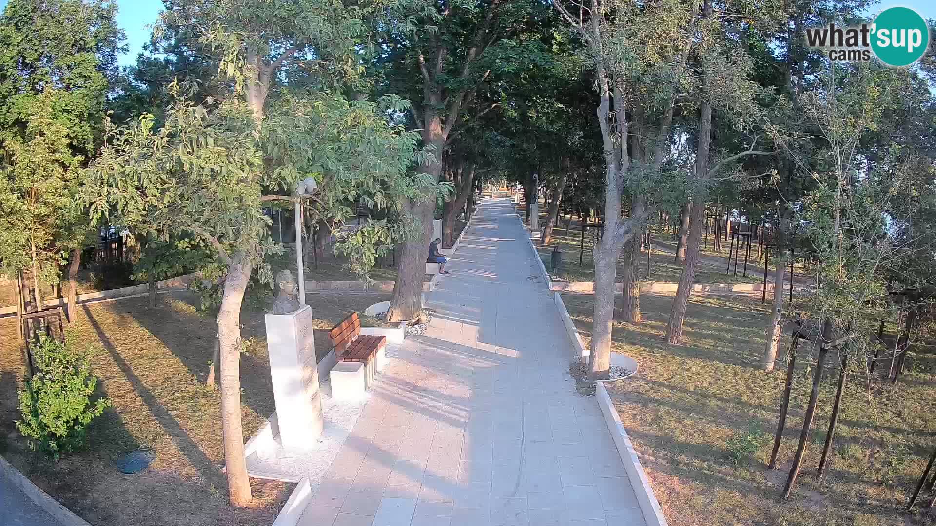 Writers’ Park Webcam Senj – Live by the Sea