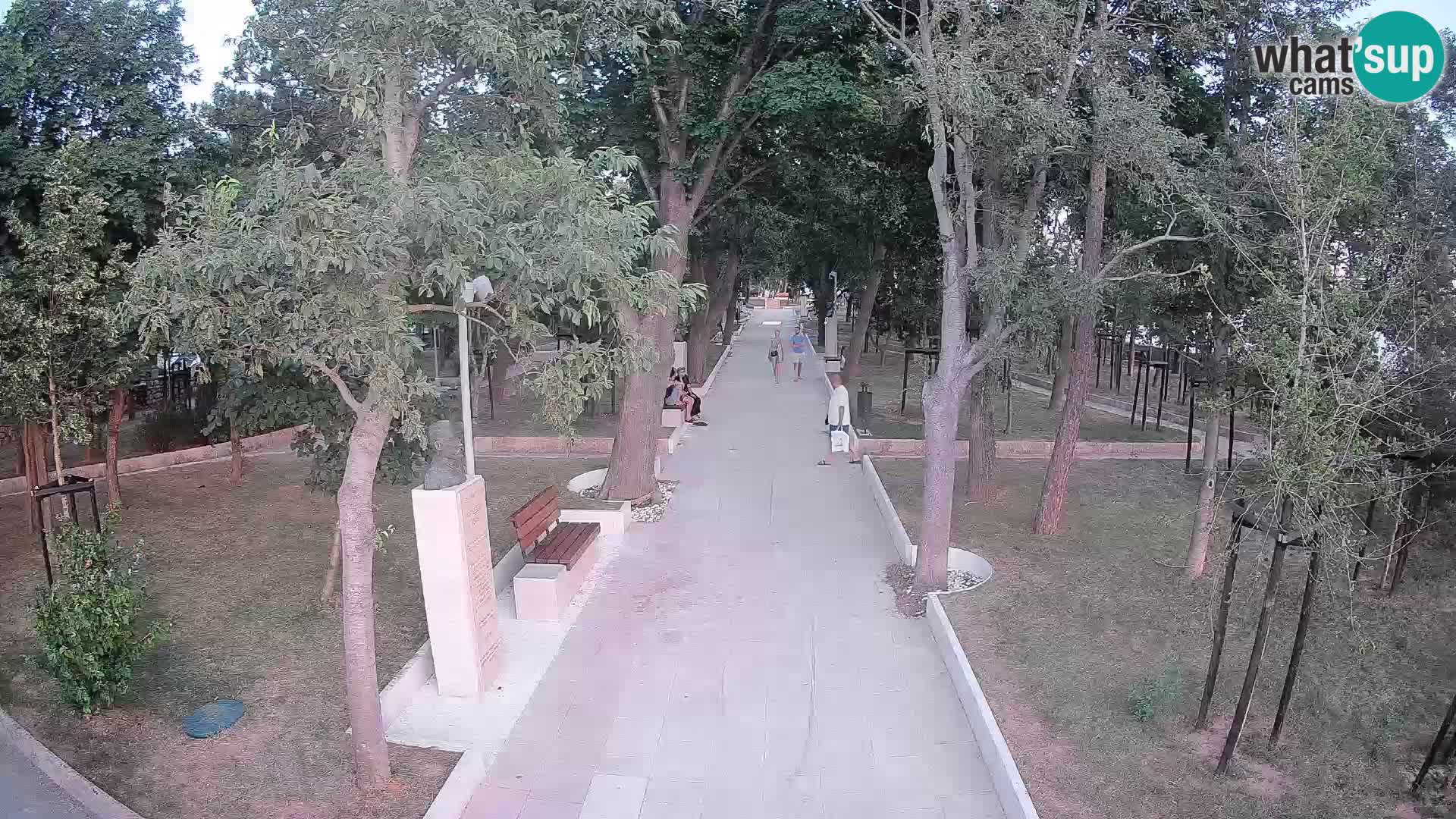 Writers’ Park Webcam Senj – Live by the Sea