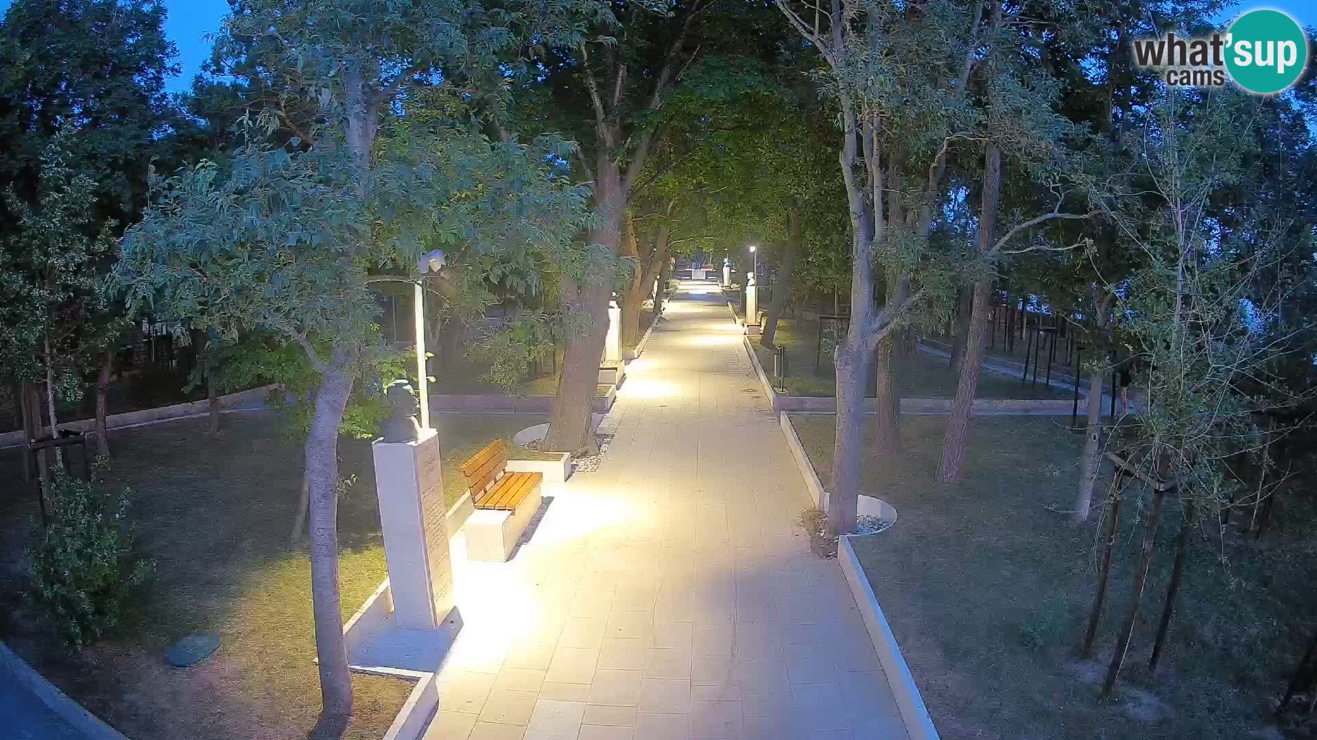 Writers’ Park Webcam Senj – Live by the Sea