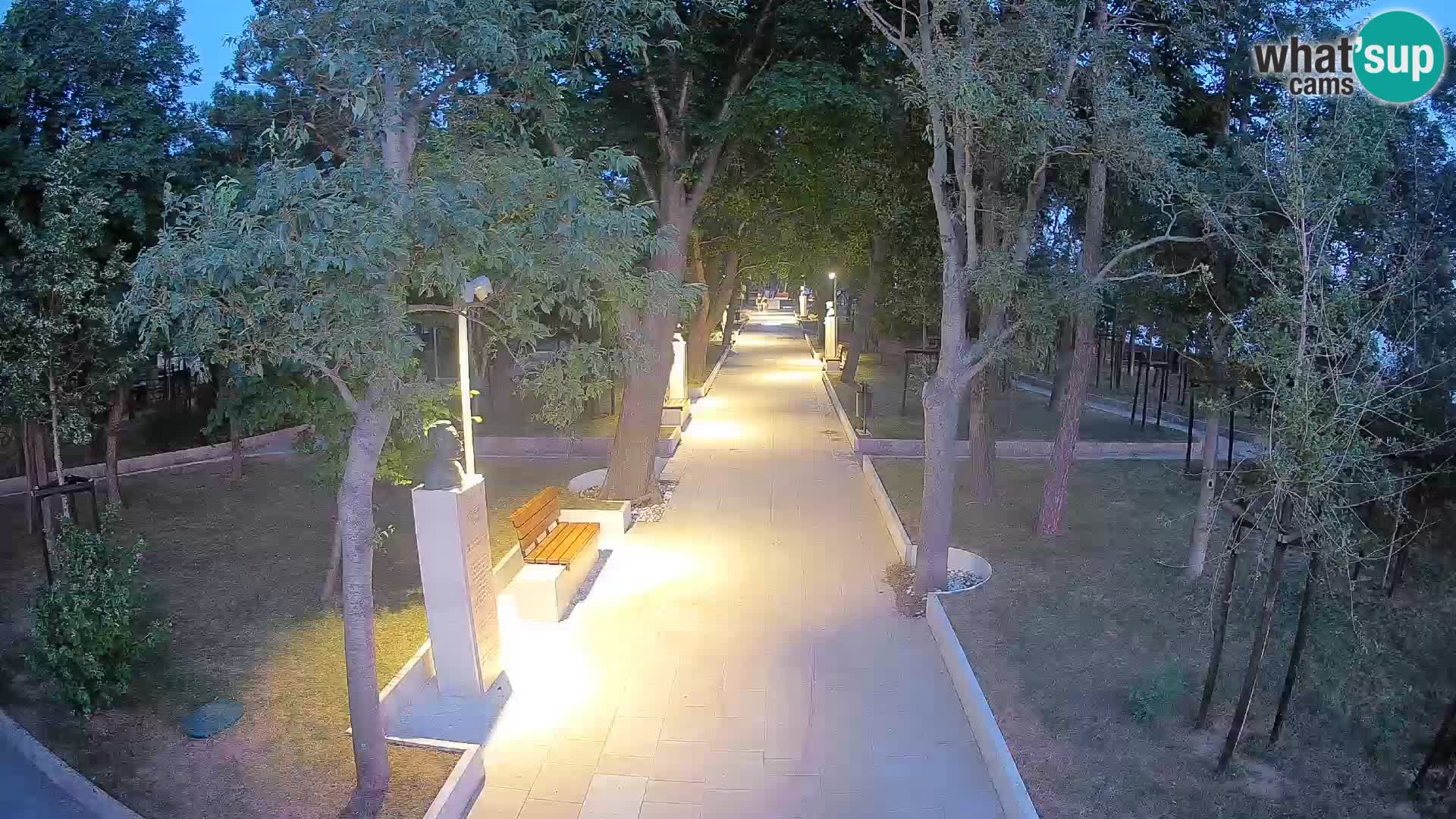 Writers’ Park Webcam Senj – Live by the Sea