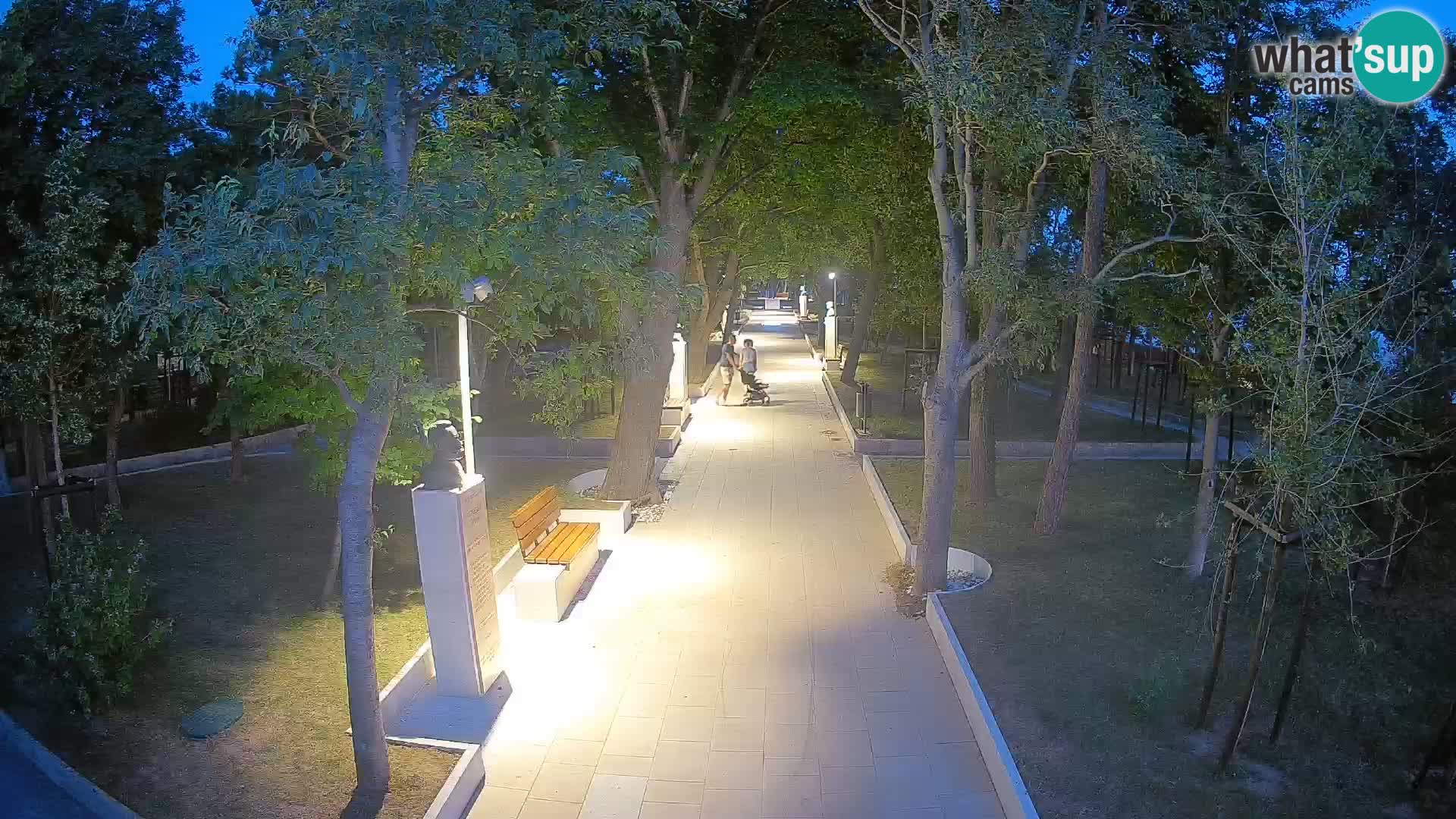 Webcam Schriftstellerpark Senj – Live am Meer
