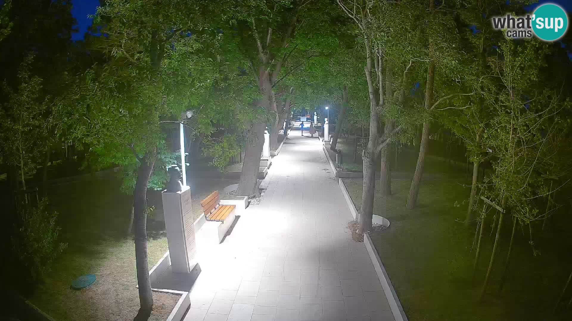 Writers’ Park Webcam Senj – Live by the Sea
